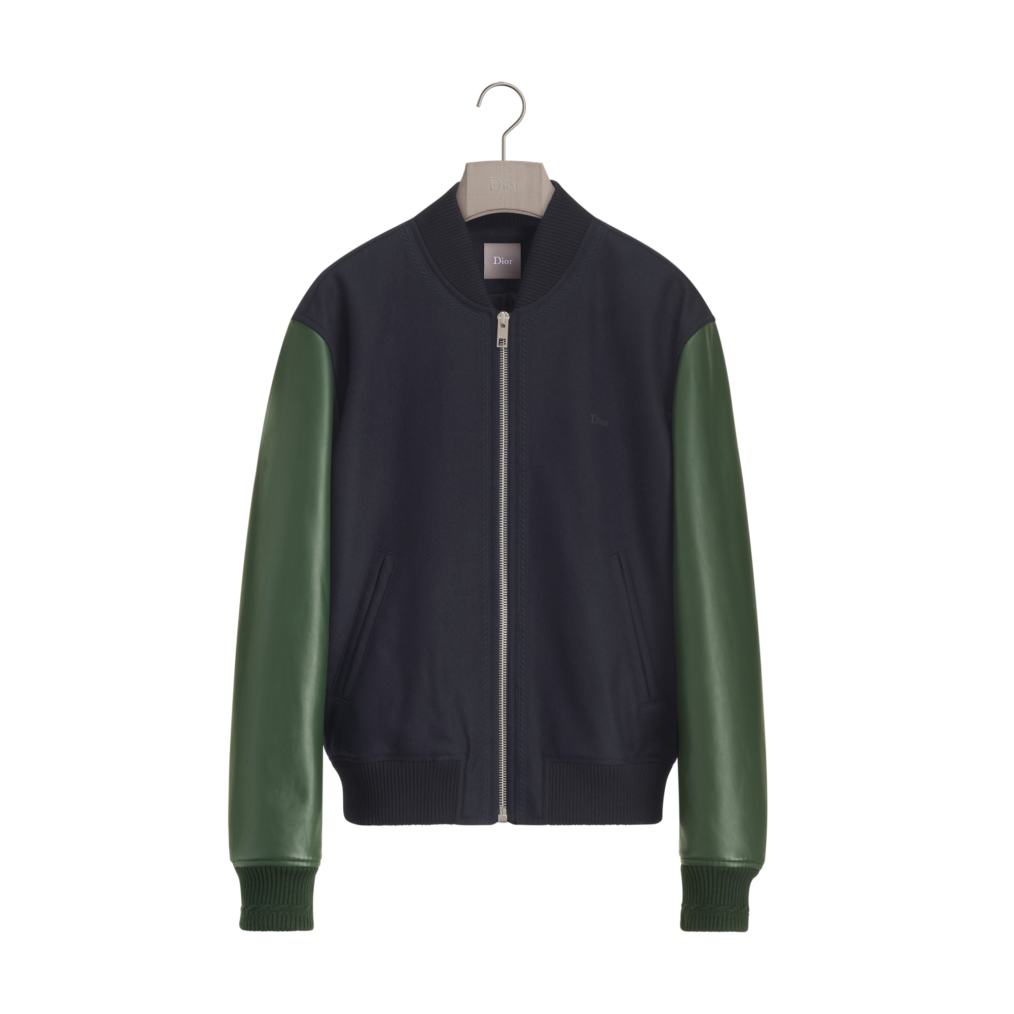 Varsity Jacket Blue Calfskin E01