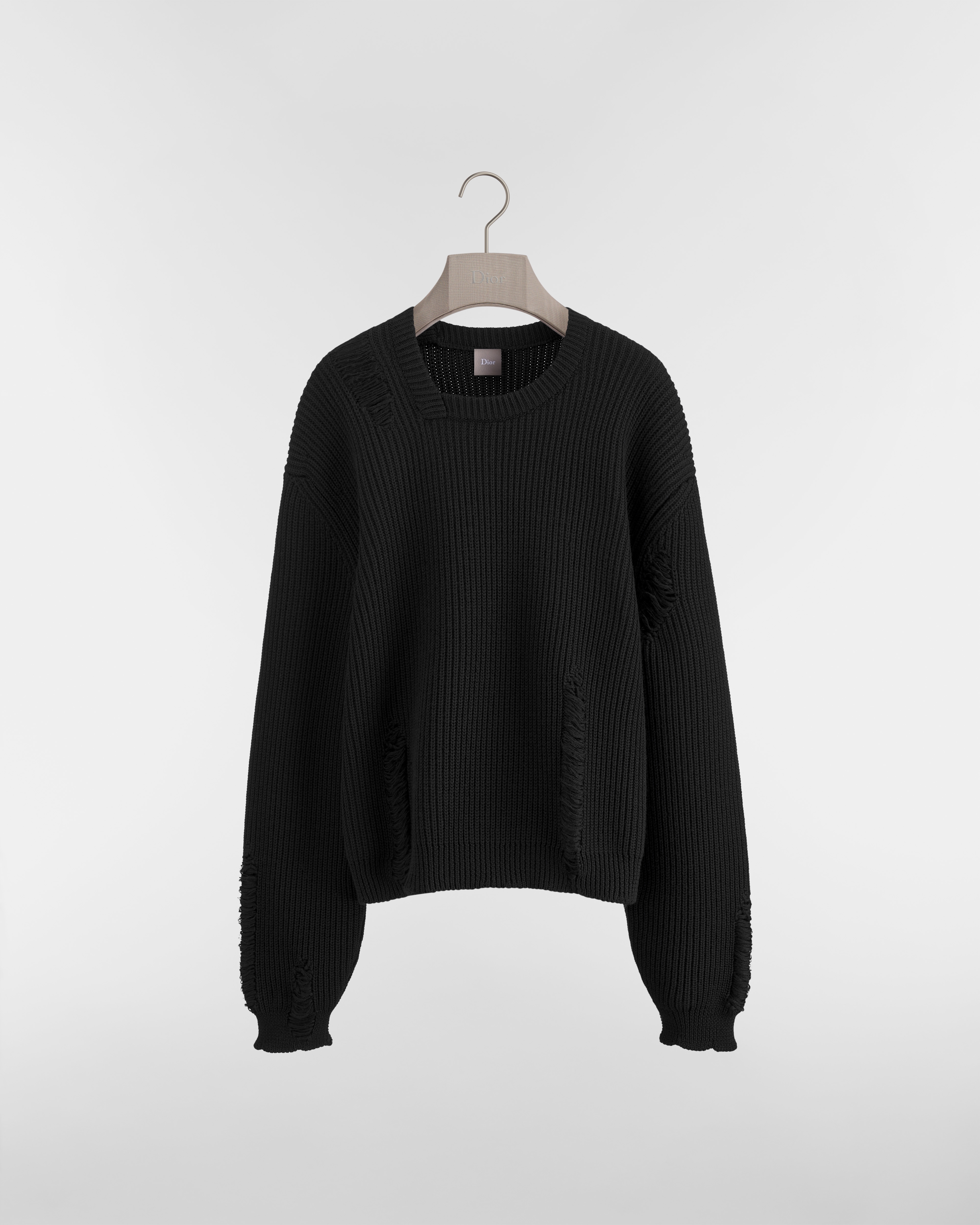Pull D-neck, coupe oversize