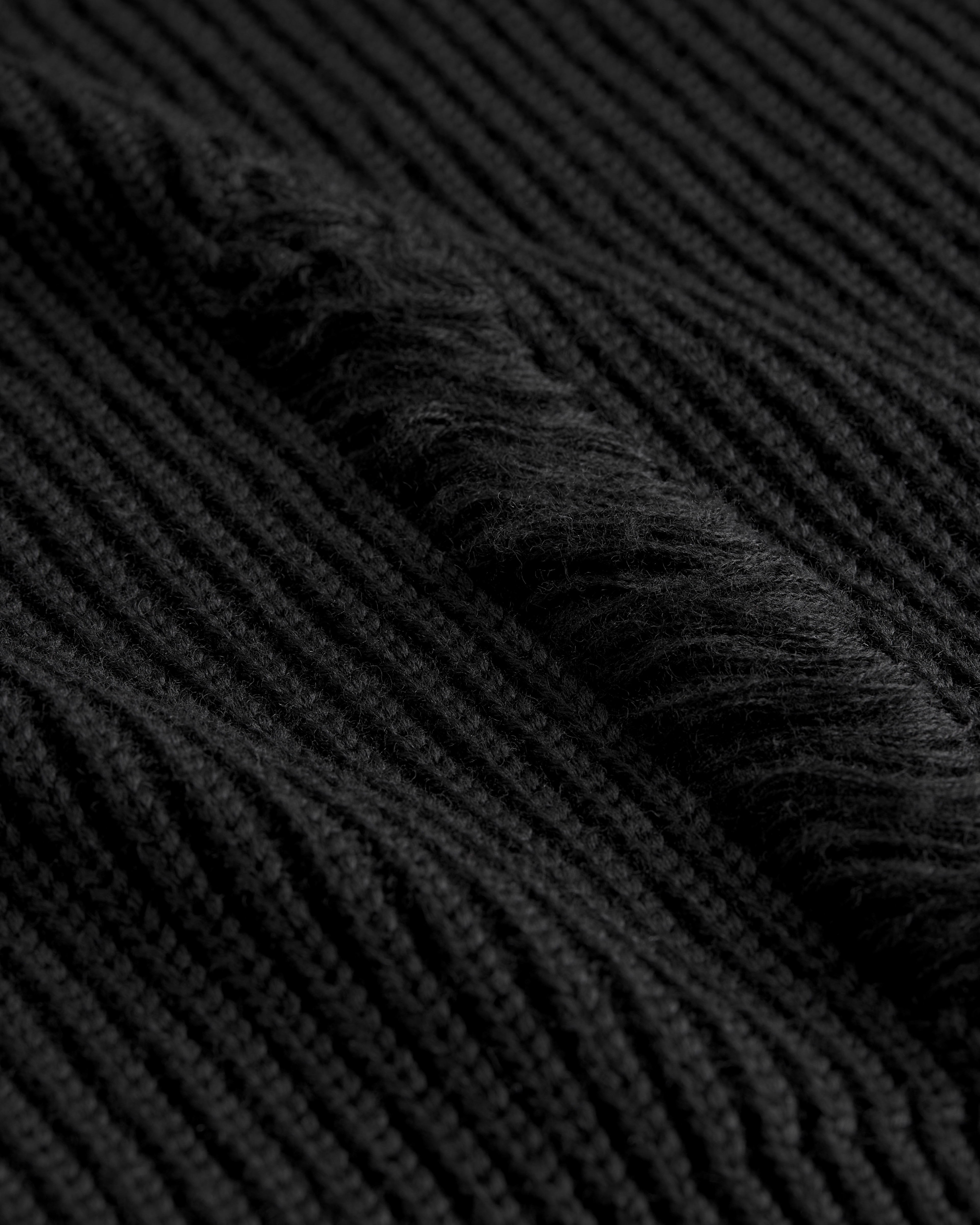 D-Neck Sweater, Oversized Fit