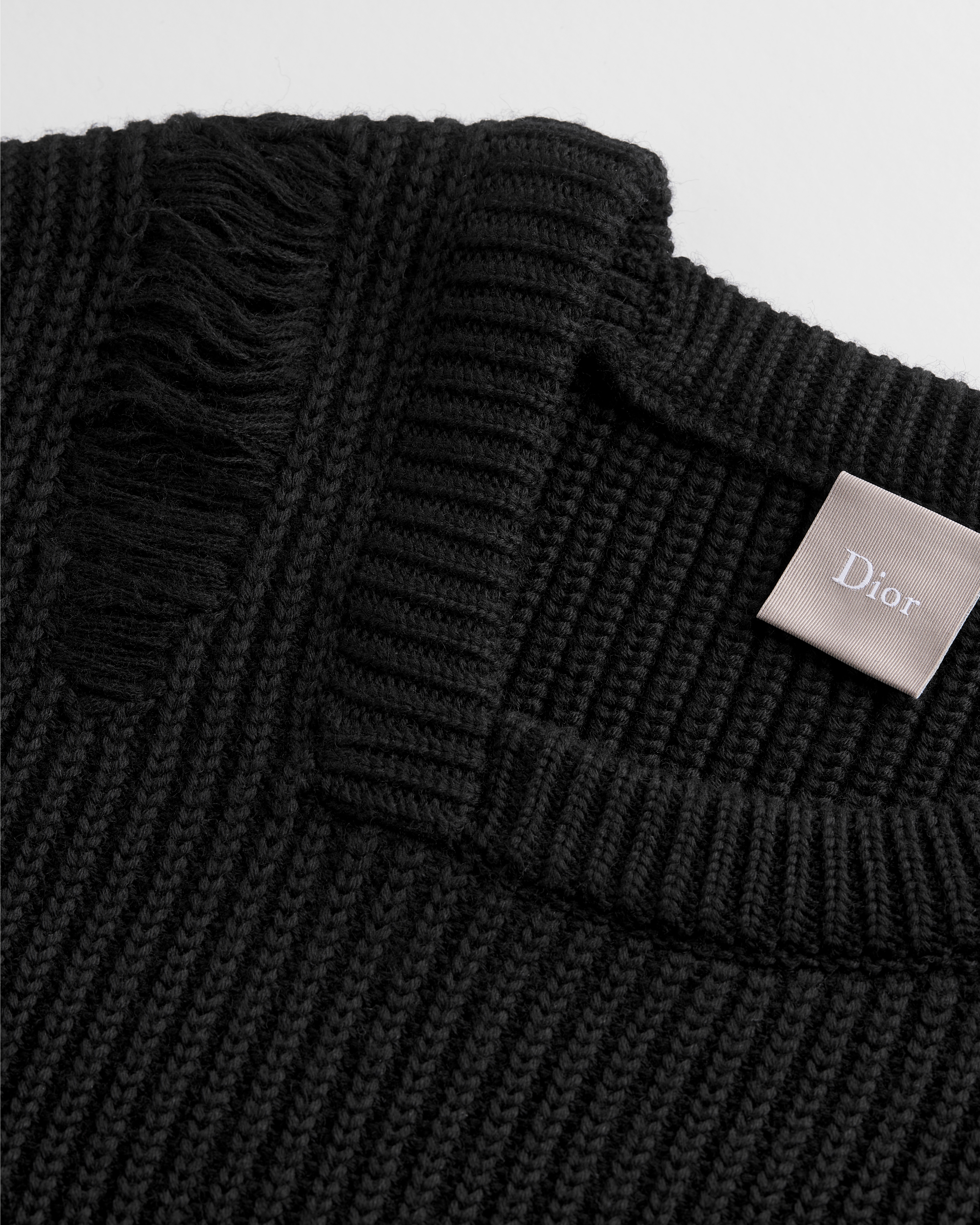 D-Neck Sweater, Oversized Fit