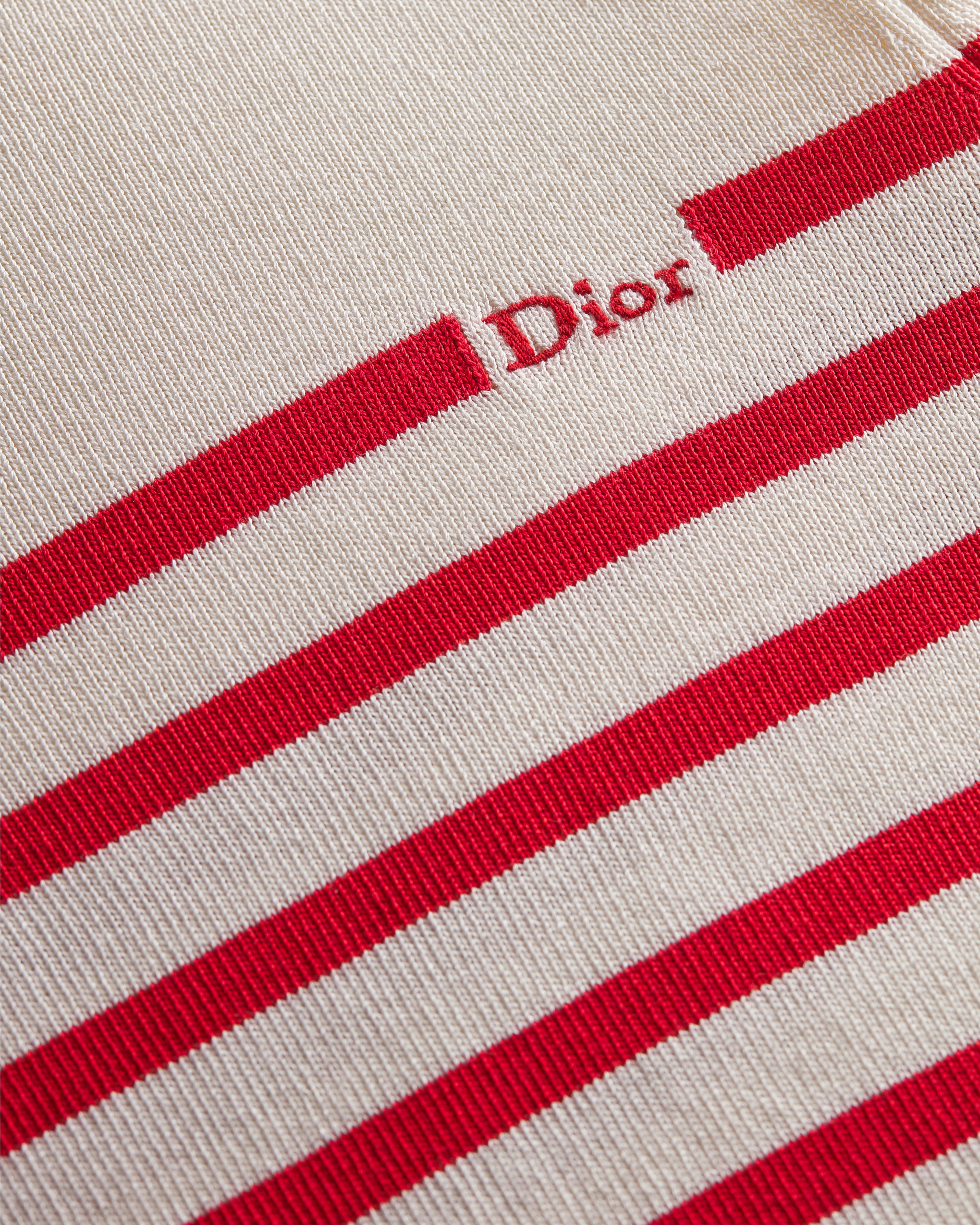 Dioriviera Dior Marinière Short-Sleeved Sweater