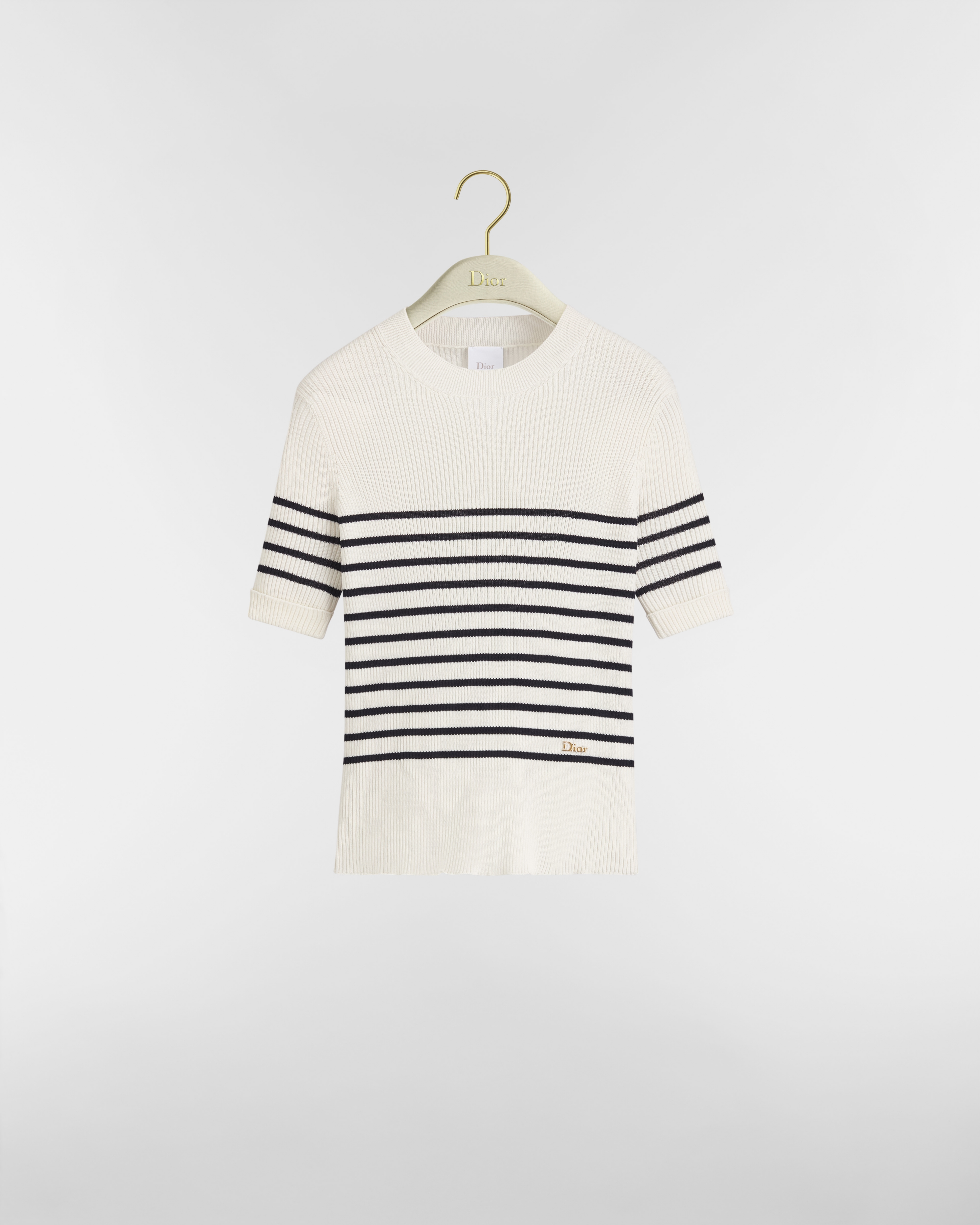 Dioriviera Short-Sleeved Fitted Sweater