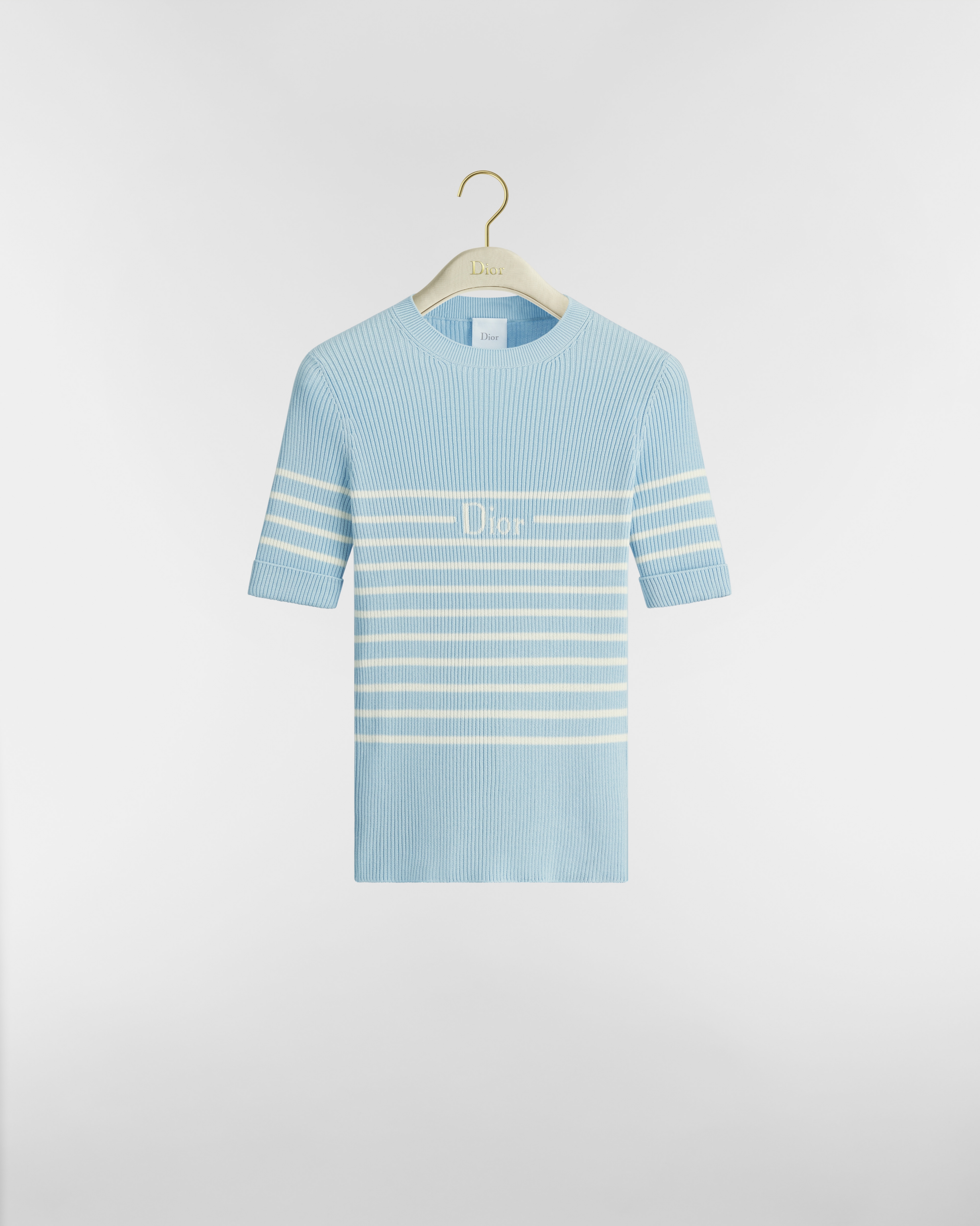 Dioriviera Short-Sleeved Fitted Sweater