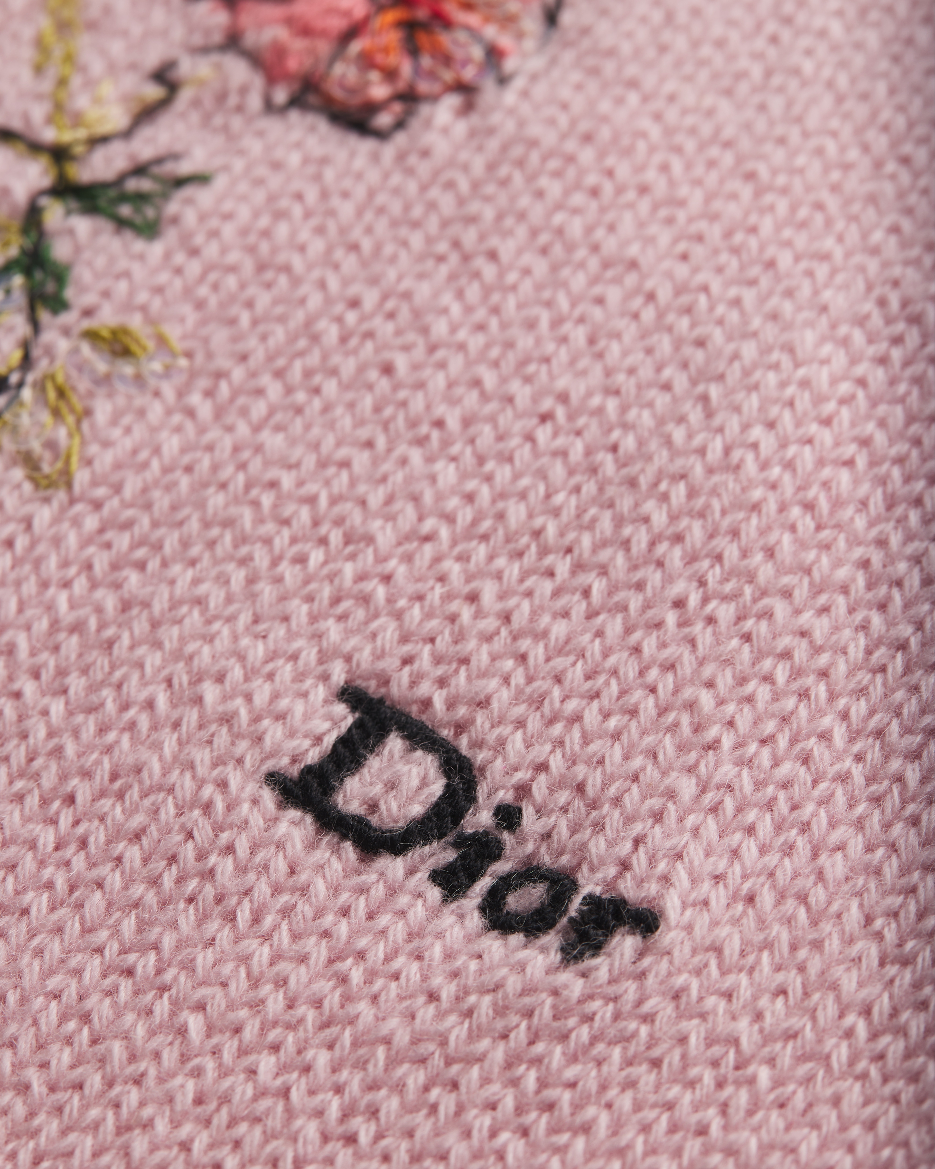 Dioriviera Embroidered Short-Sleeved Sweater