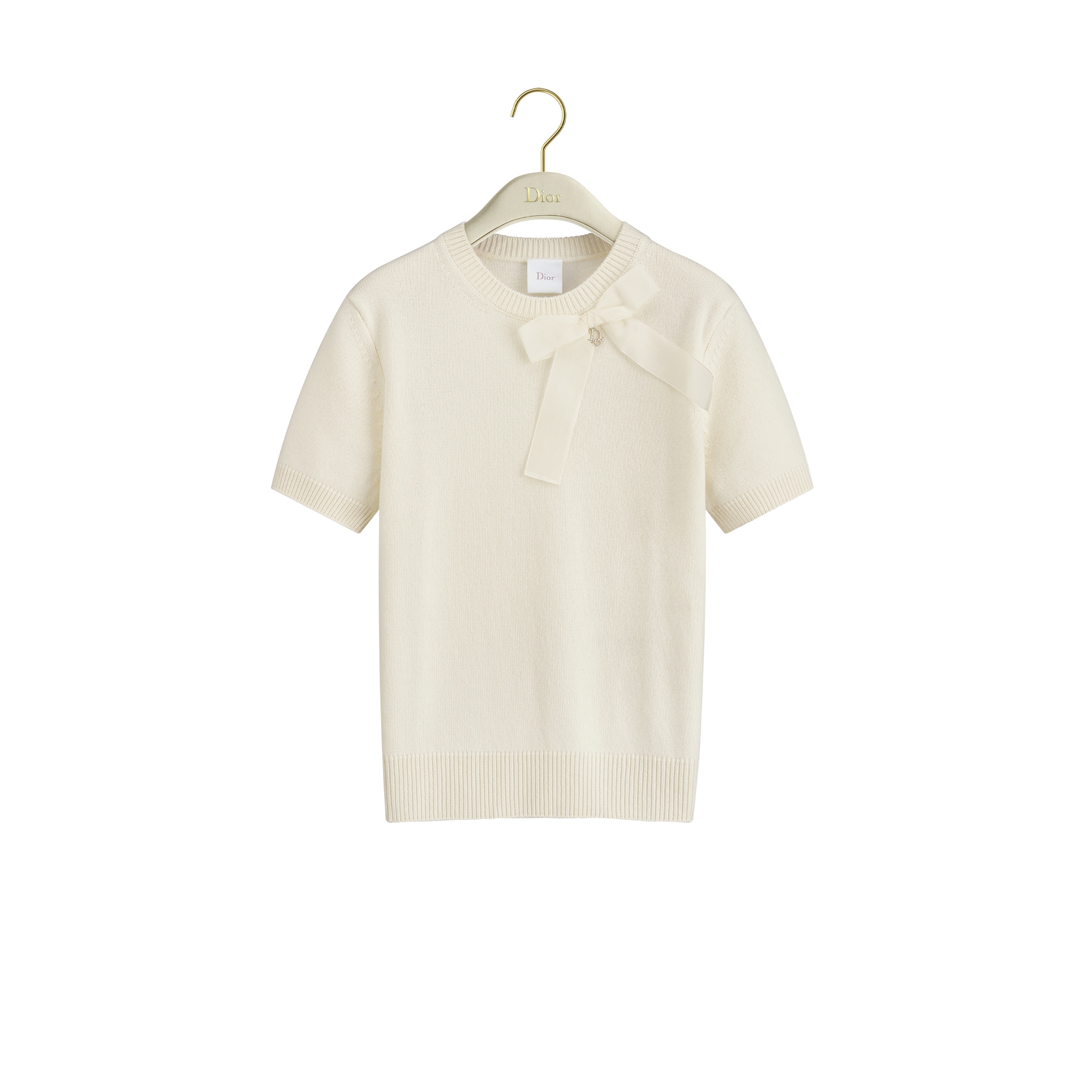 新品 定価以下 ディオール ショートスリーブ セーター カシミヤ ニット DIOR | Christian Dior ショートスリーブ セーター カシミヤ & ウール