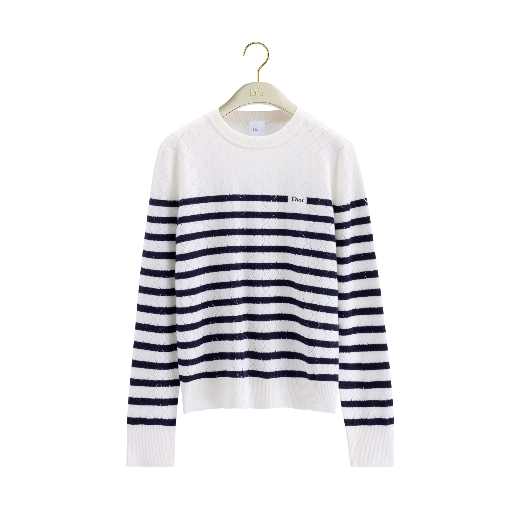 Dior MARINIERE トップス　値下げ、 DIOR | Dior Marinière セーター カシミヤ ダイヤモンドニット