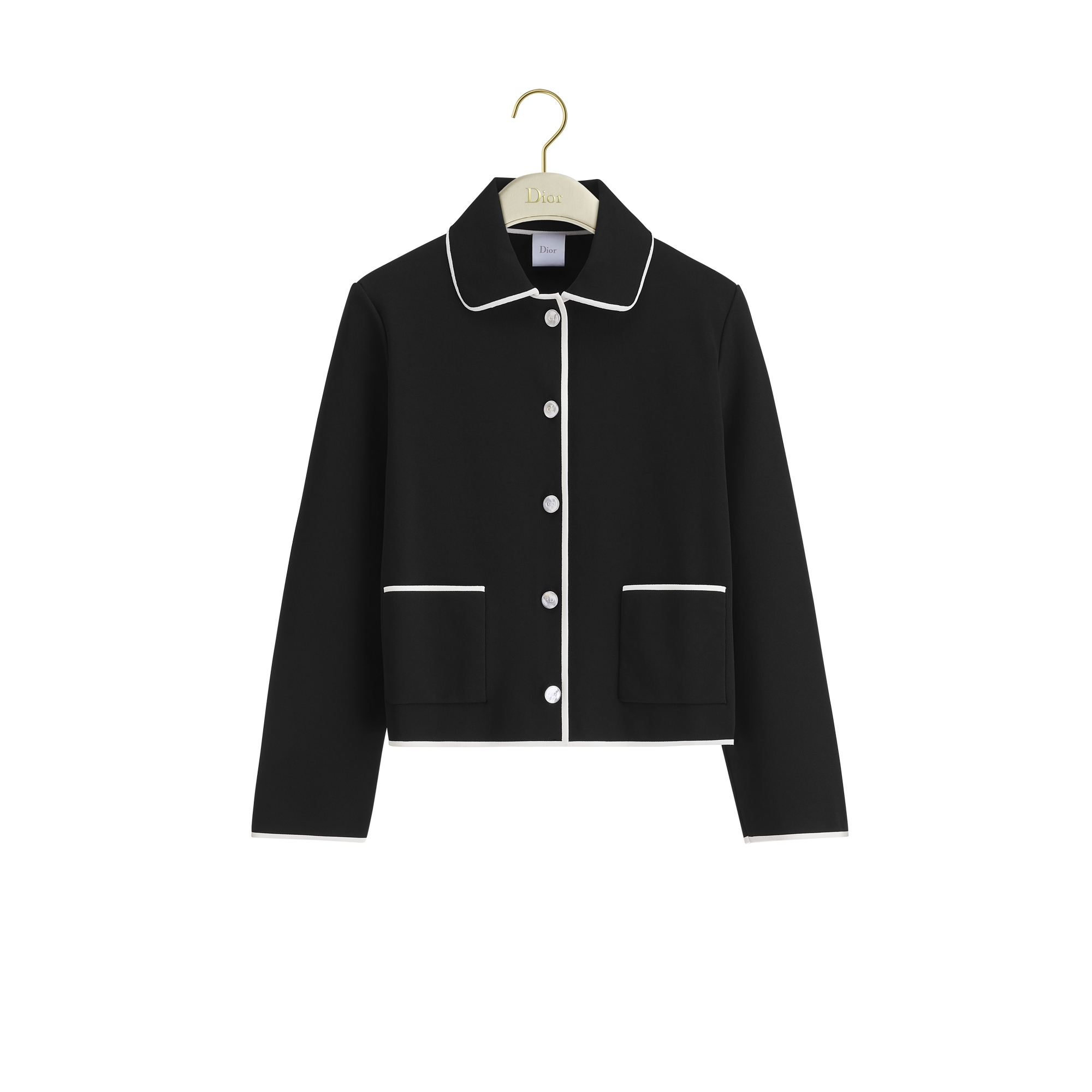 Jacket Black Technical Knit E01