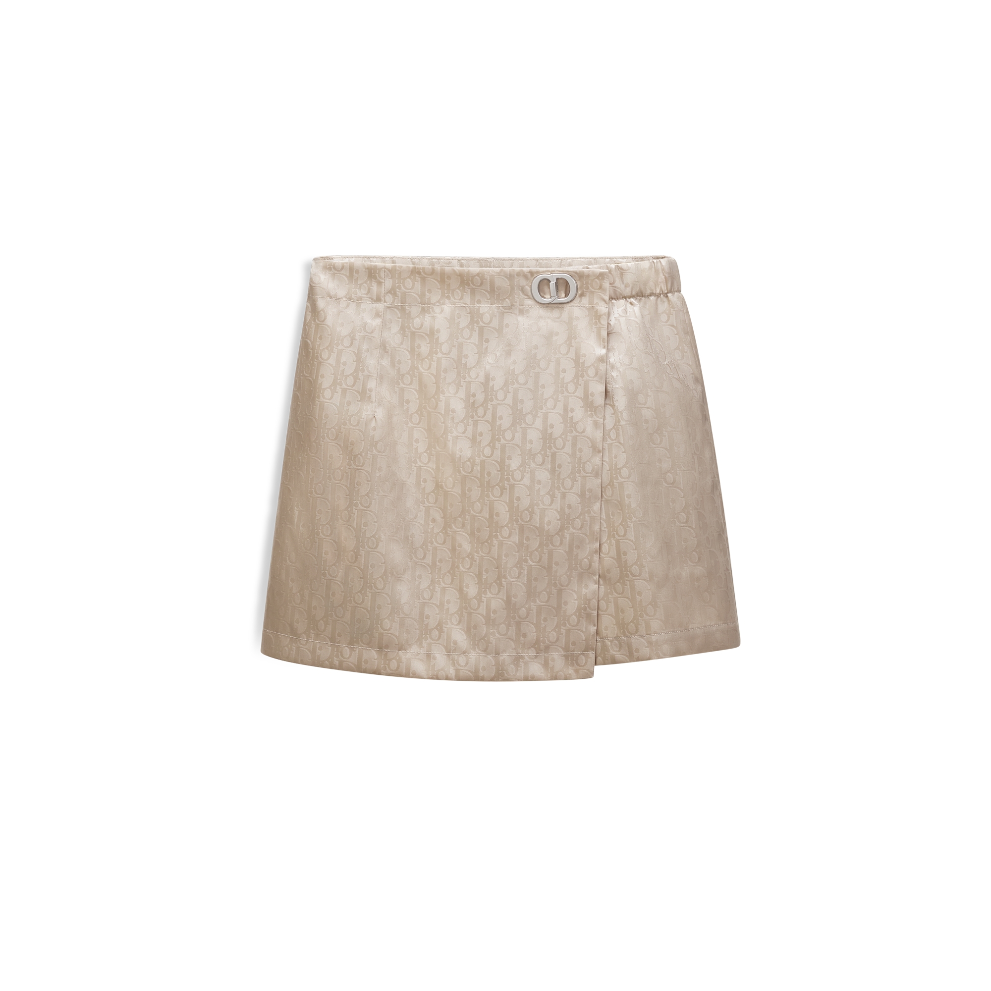 Skort Beige Dior Oblique Technical Fabric E01