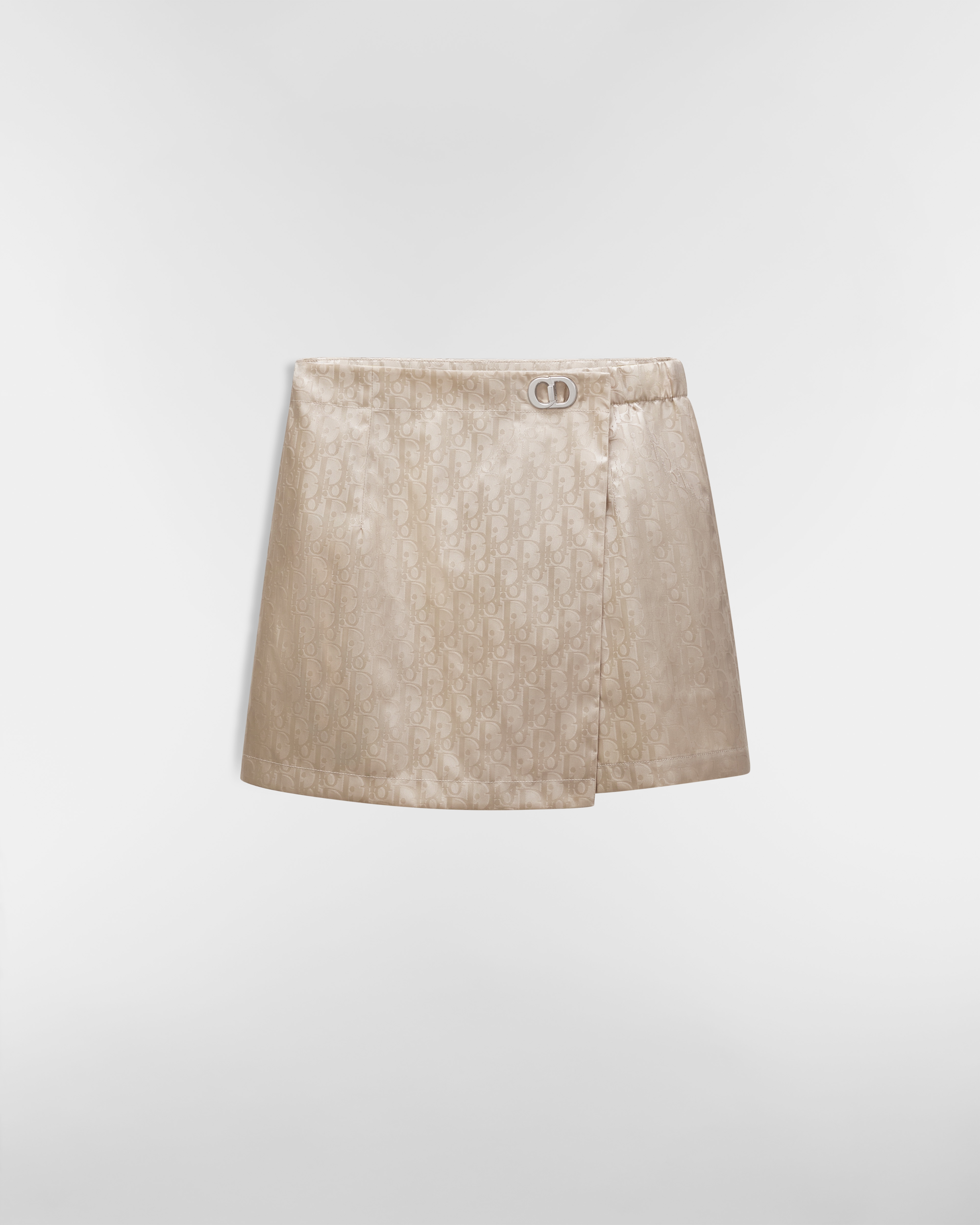 Skort Beige Dior Oblique Technical Fabric E01
