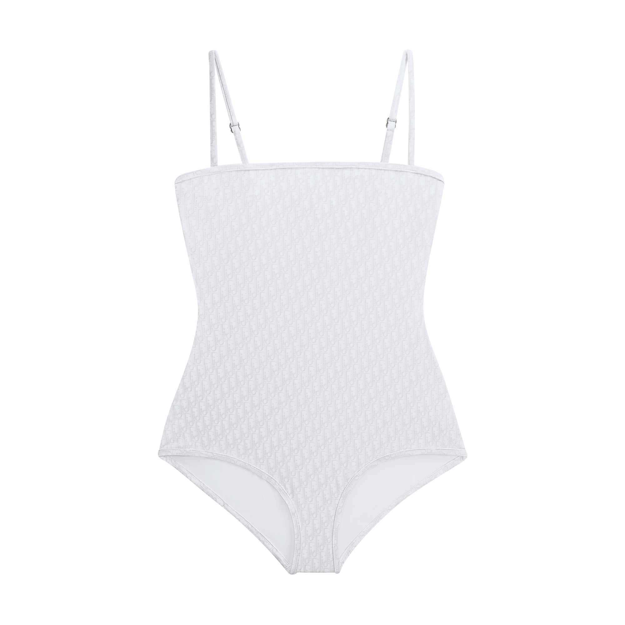  Tissu technique à motif Dior Oblique blanc