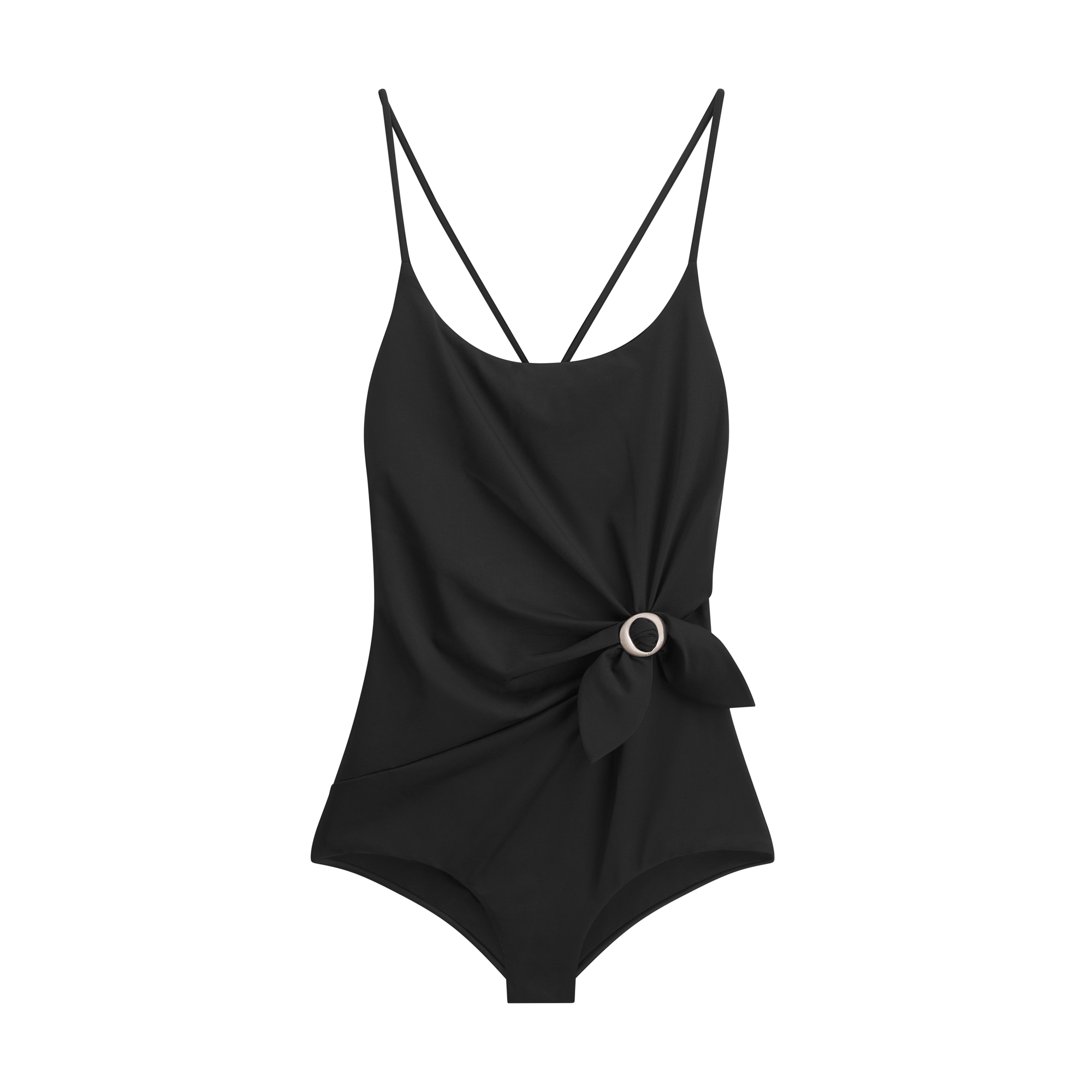 Dioriviera One-Piece Swimsuit Black Technical Fabric | DIOR
