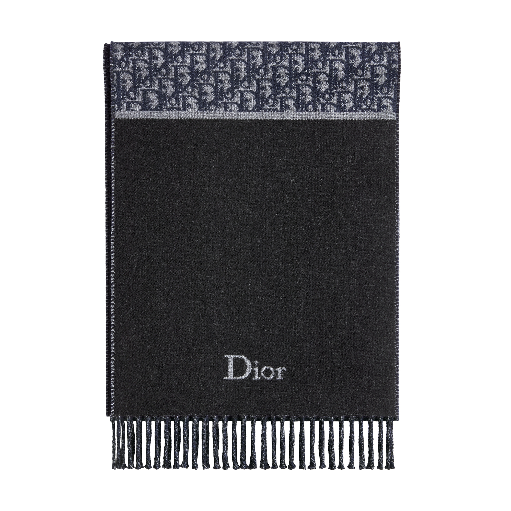 ダブルフェース マフラー ディオール オブリーク ウール | DIOR JP