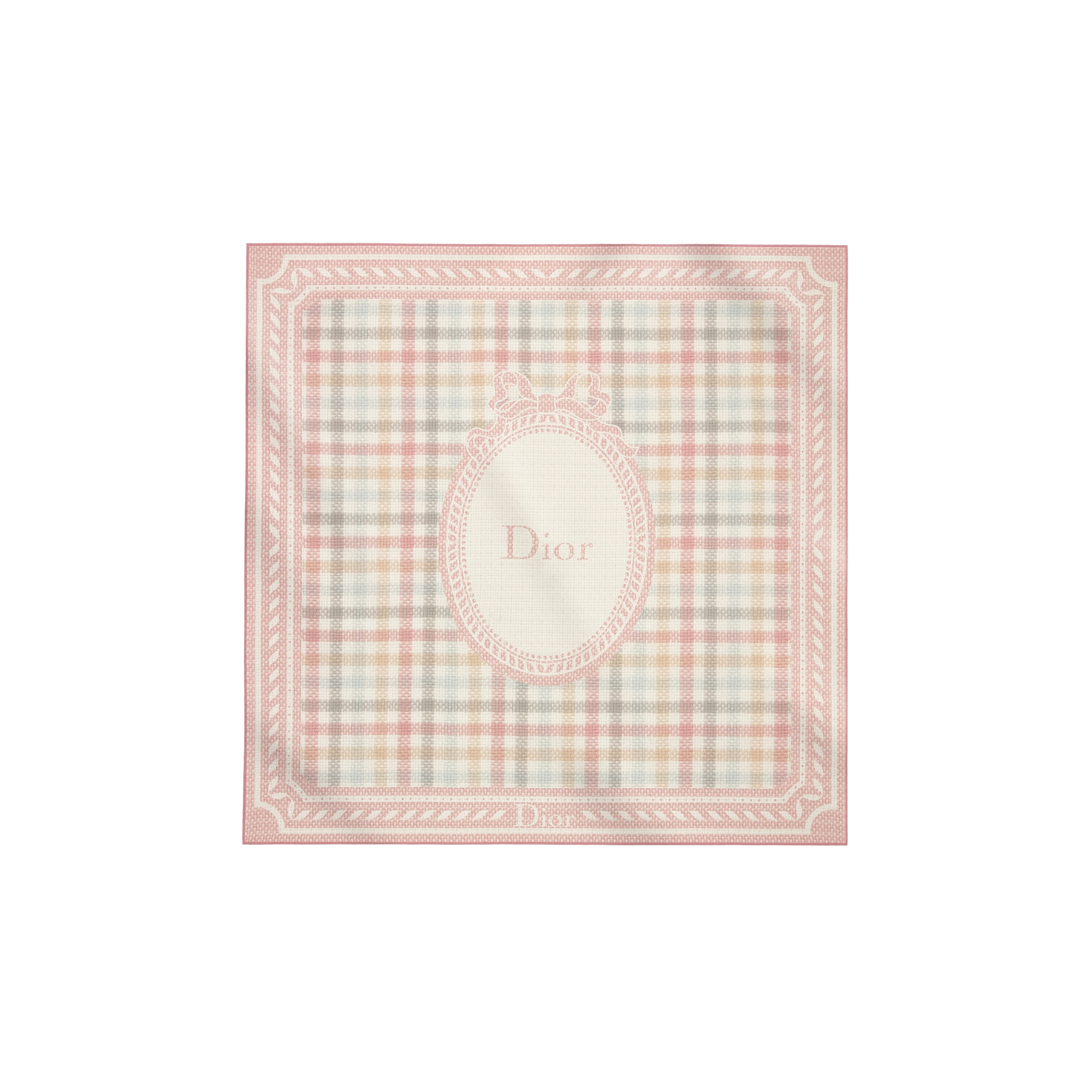 DIOR | Dior Vichy 70 スクエアスカーフ シルクツイル
