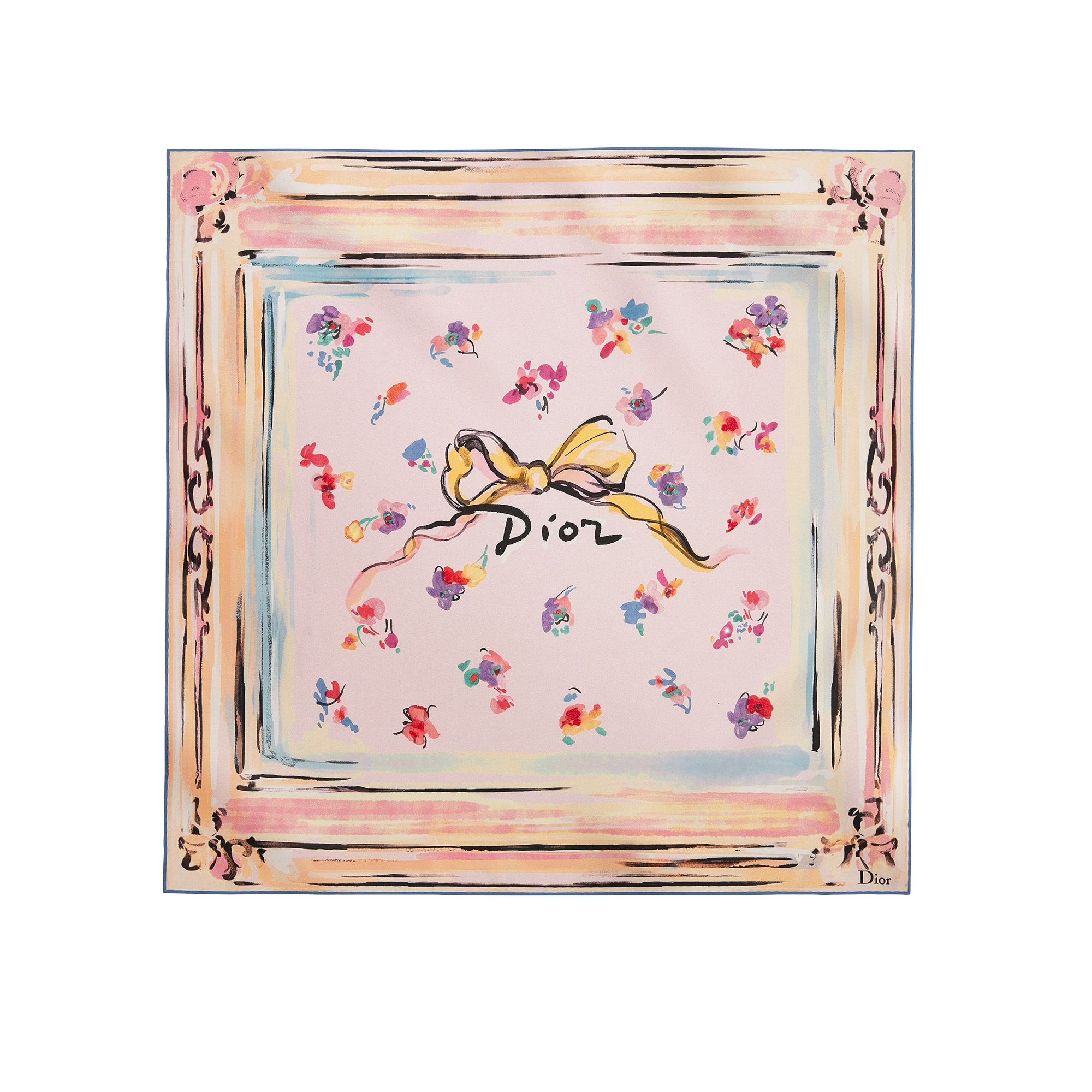 DIOR | Dioriviera Dior Floral Portrait 70 スクエアスカーフ シルク