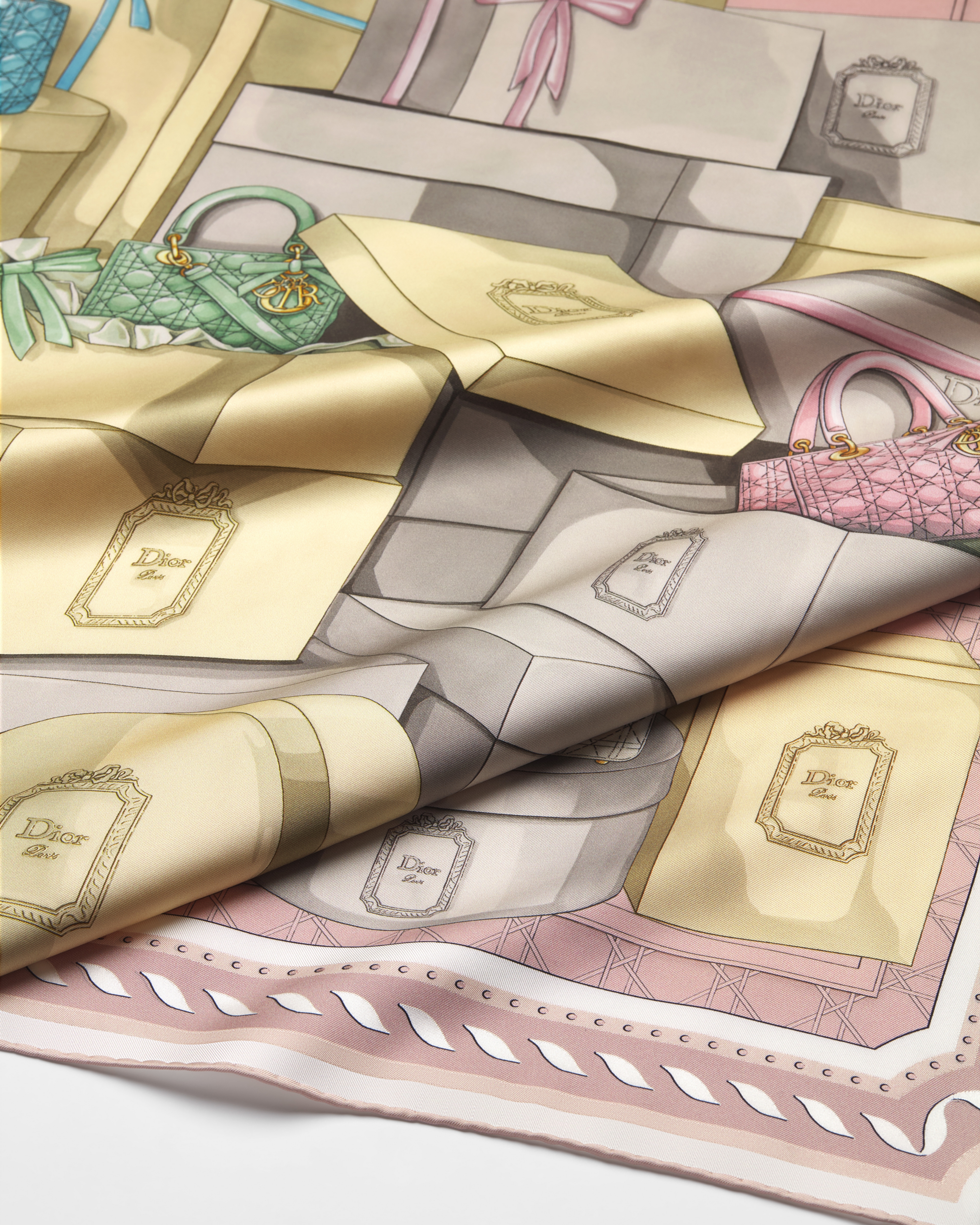 Dior Treasures 90 Square Scarf
