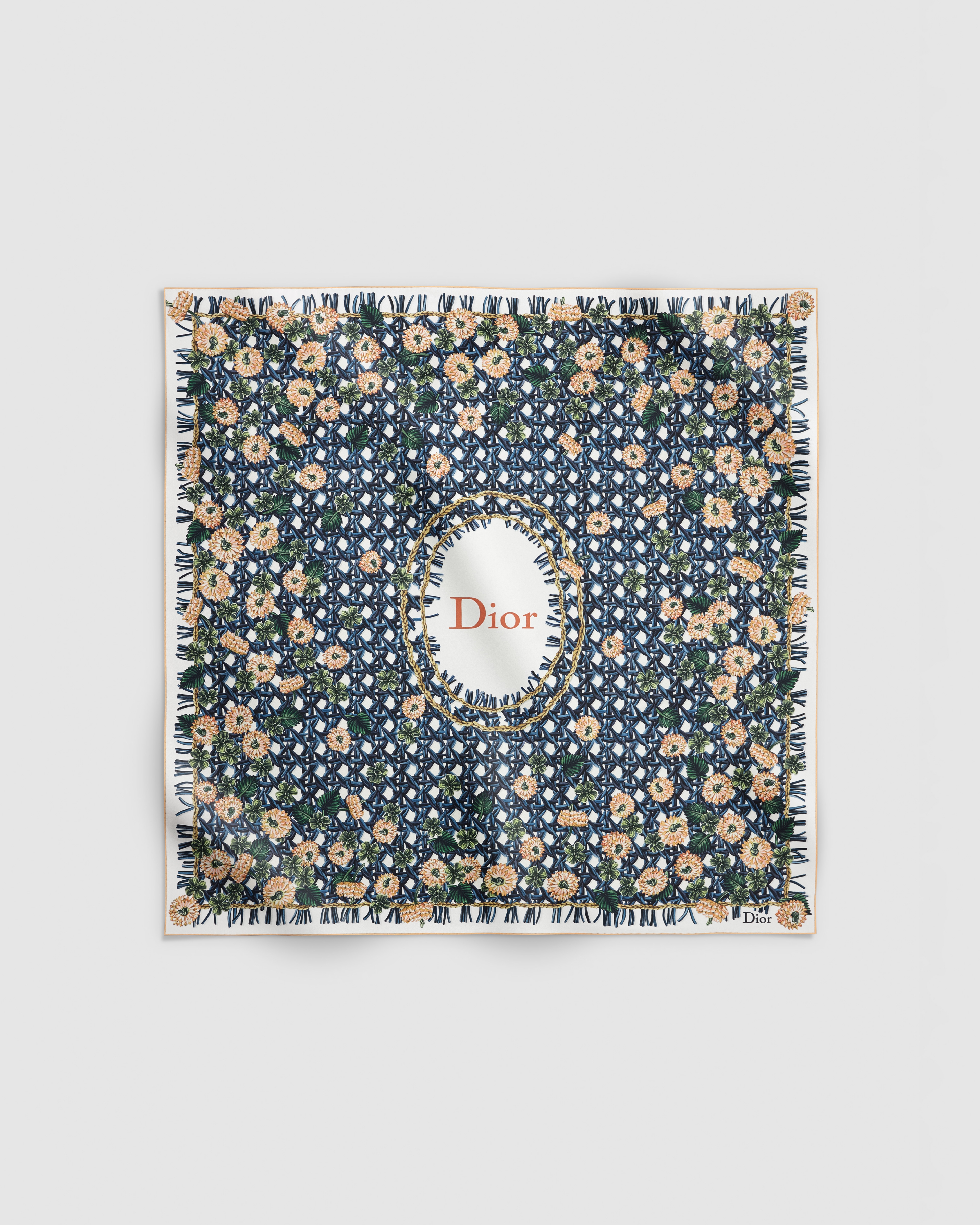 Dioriviera Dior Cannage Garden 90 Square Scarf