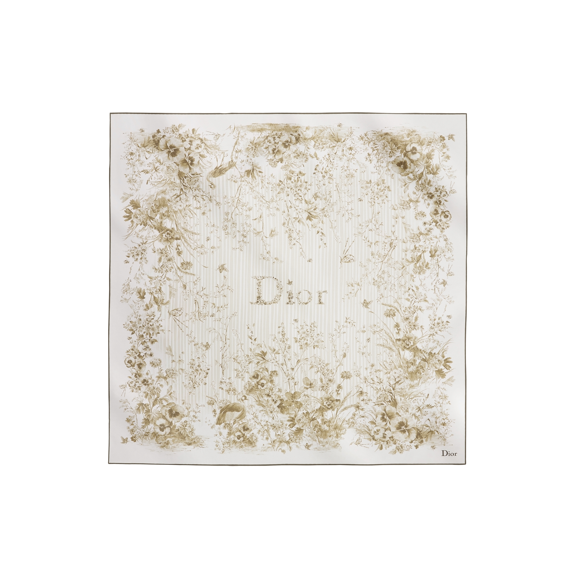  Sarga de seda blanca y beige