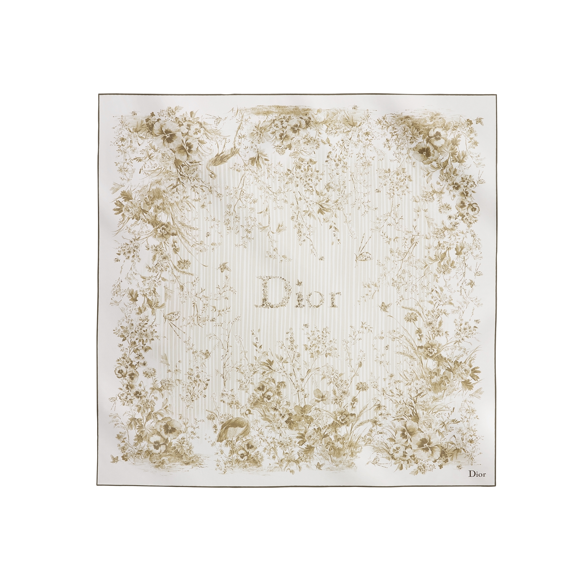  Sarga de seda blanca y beige