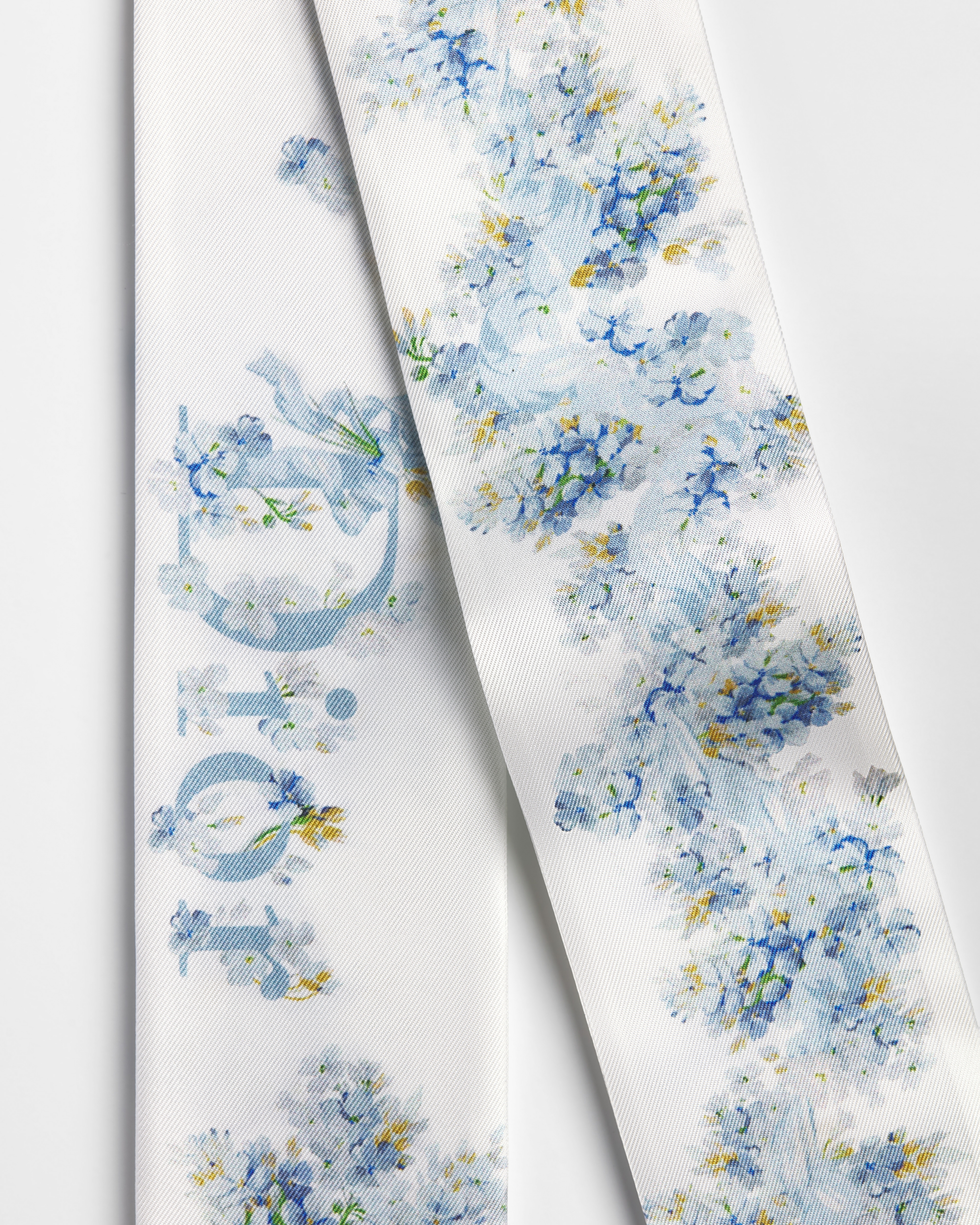 Dior Lilac Bouquet Mitzah Scarf