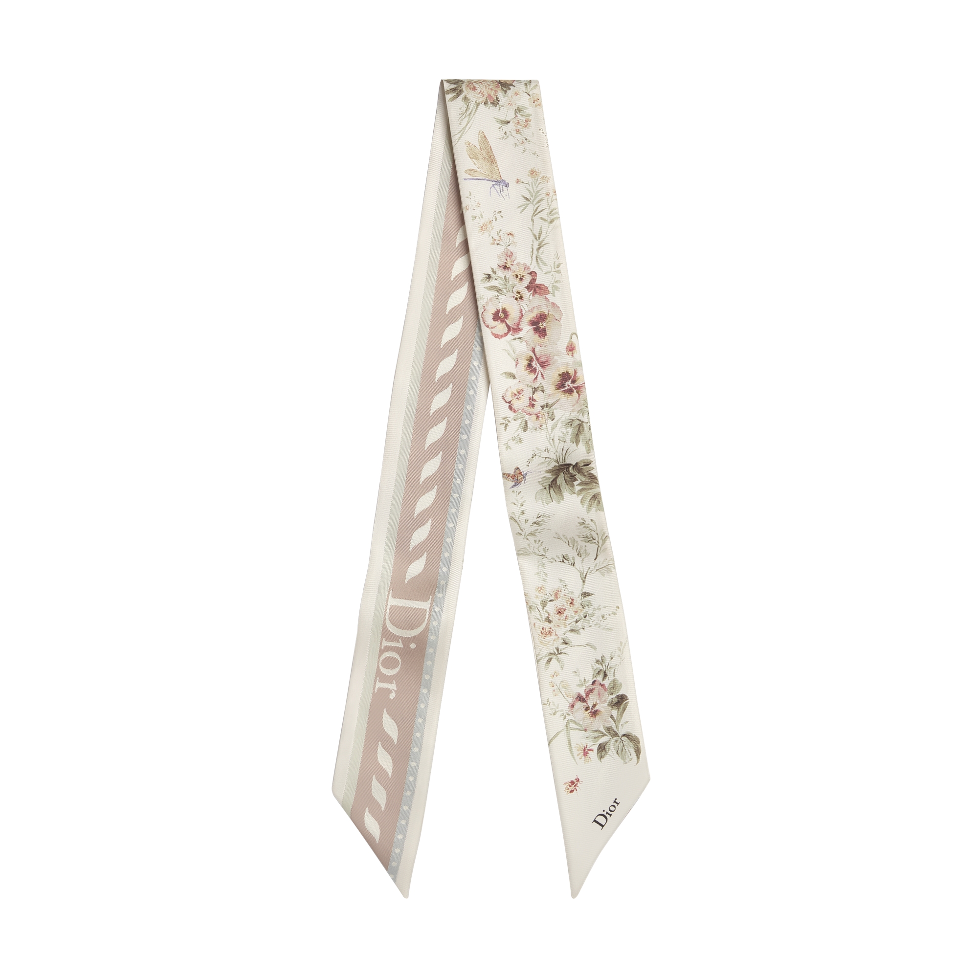  Seidentwill in Elfenbeinfarbe/mehreren Farben