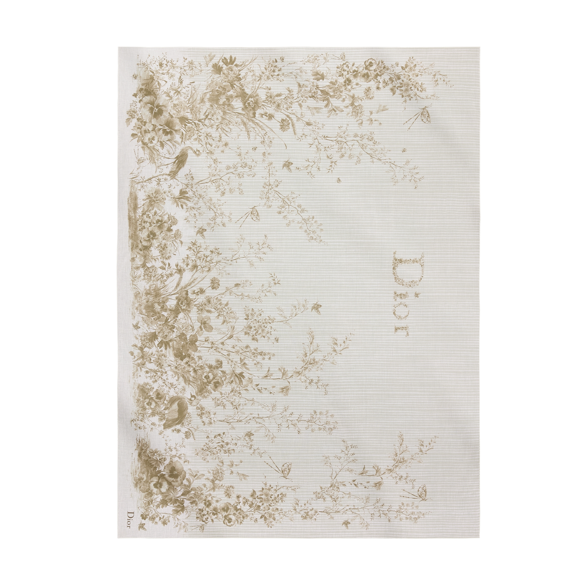  Algodón blanco y beige