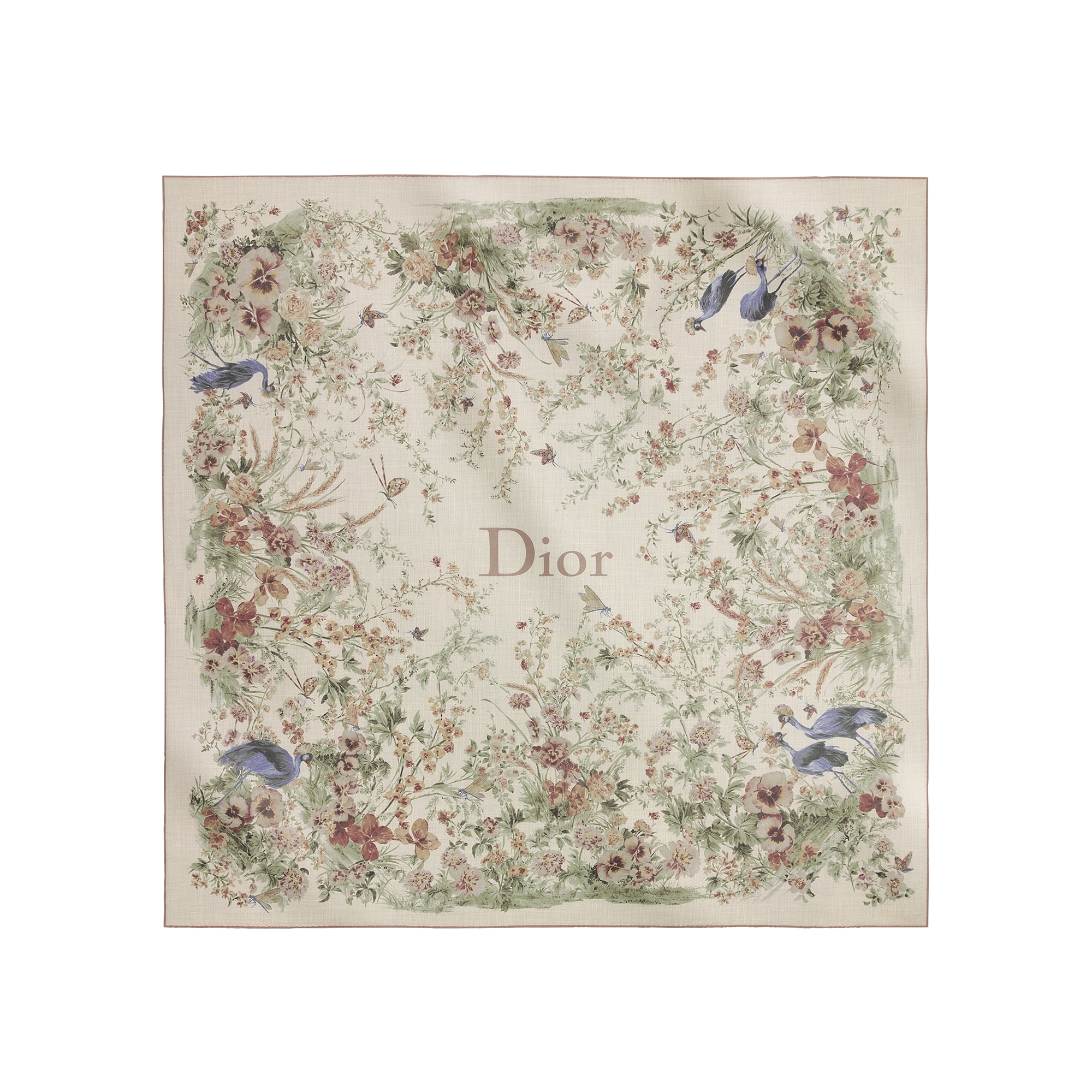  Ivory Multicolor Cashmere