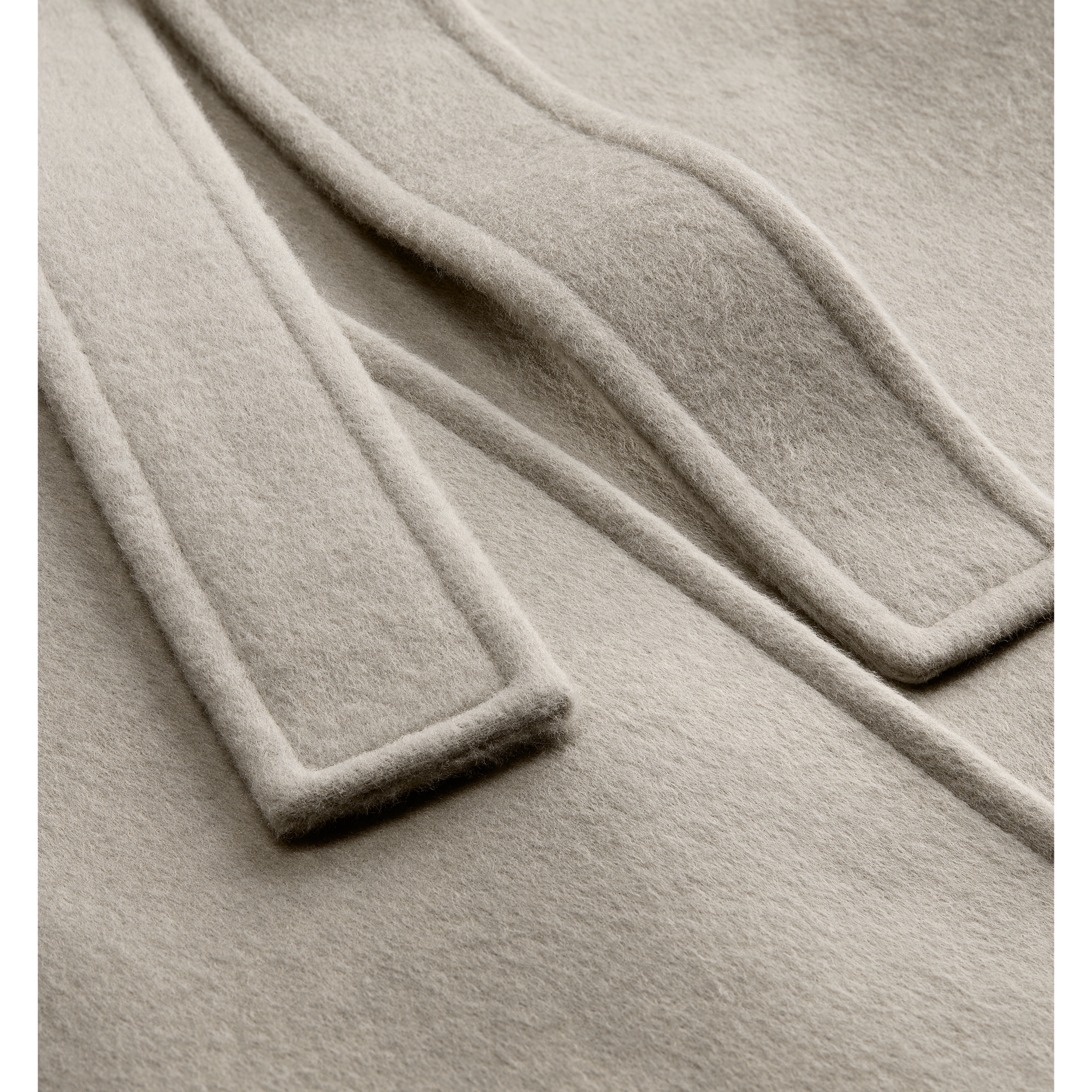 Belted Coat Gray Double-Faced Virgin Wool and Silk with Dior Oblique Interior E09