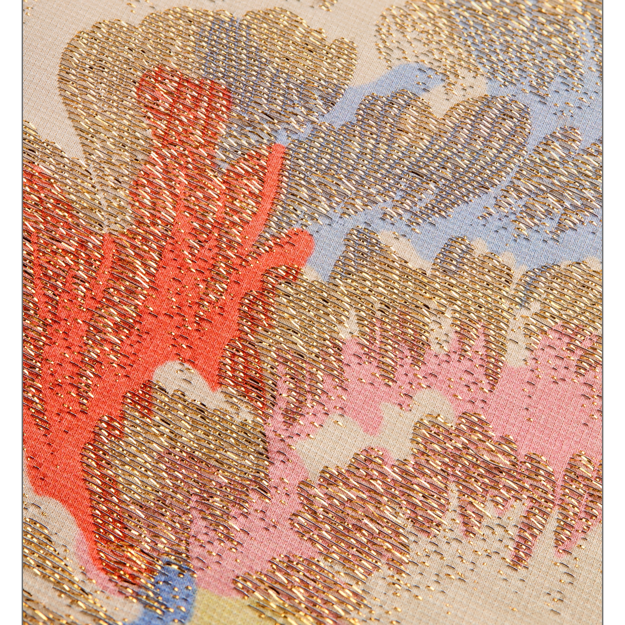 Mid-Length Flared Skirt Multicolor Dior Byzance Garden Virgin Wool-Silk-Blend Jacquard E10