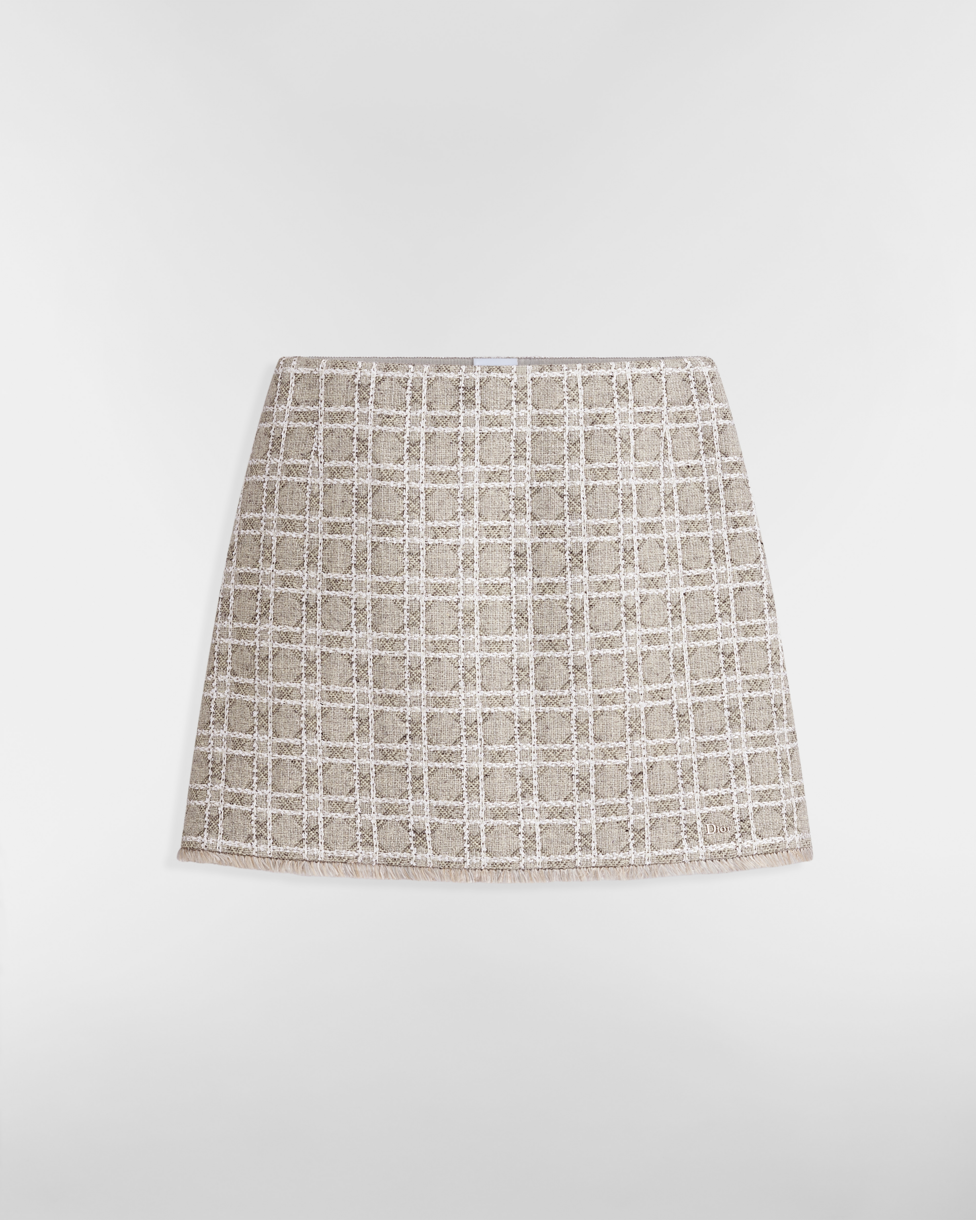 Macrocannage Miniskirt