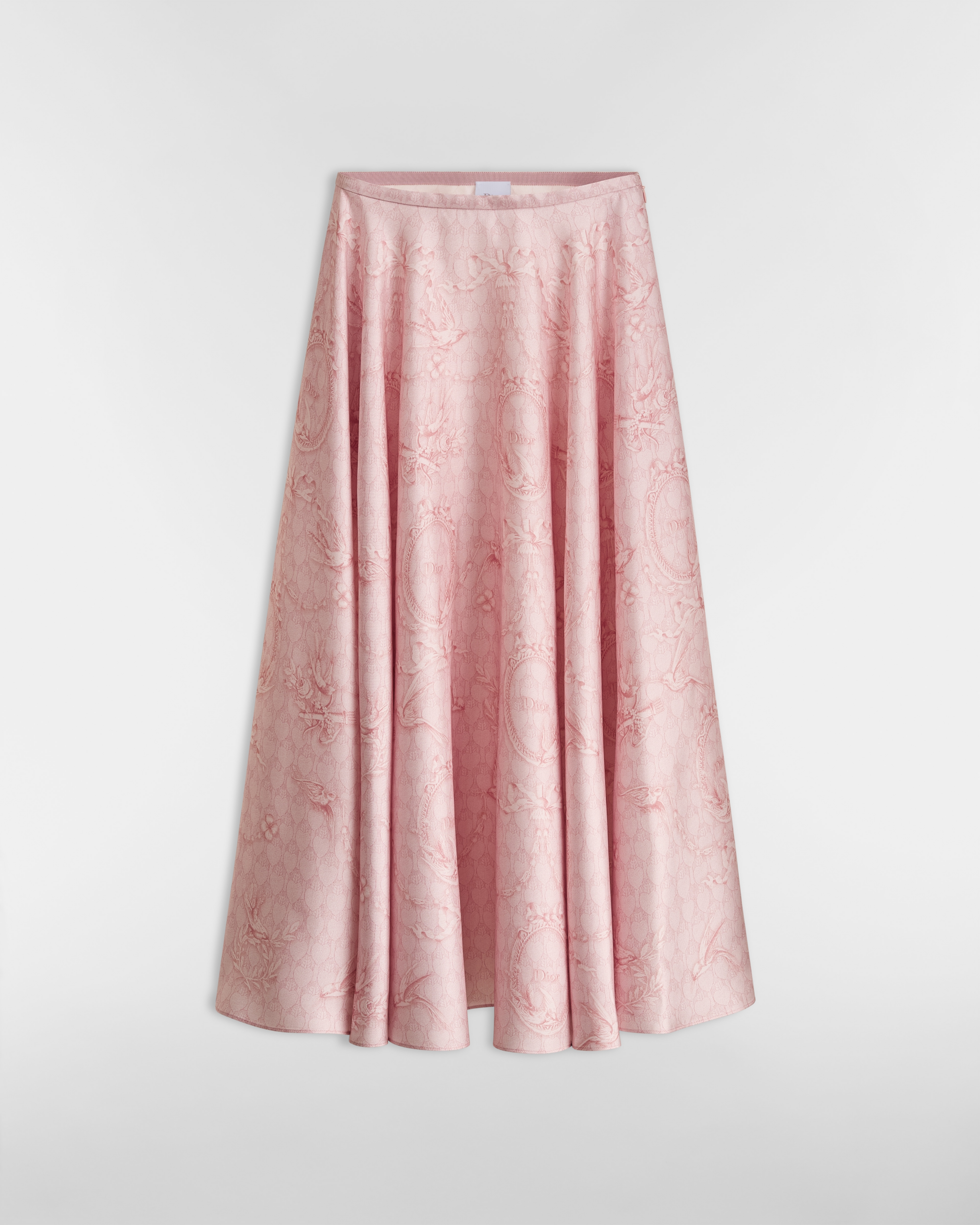 Dior Qixi Mid-Length Flared Skirt