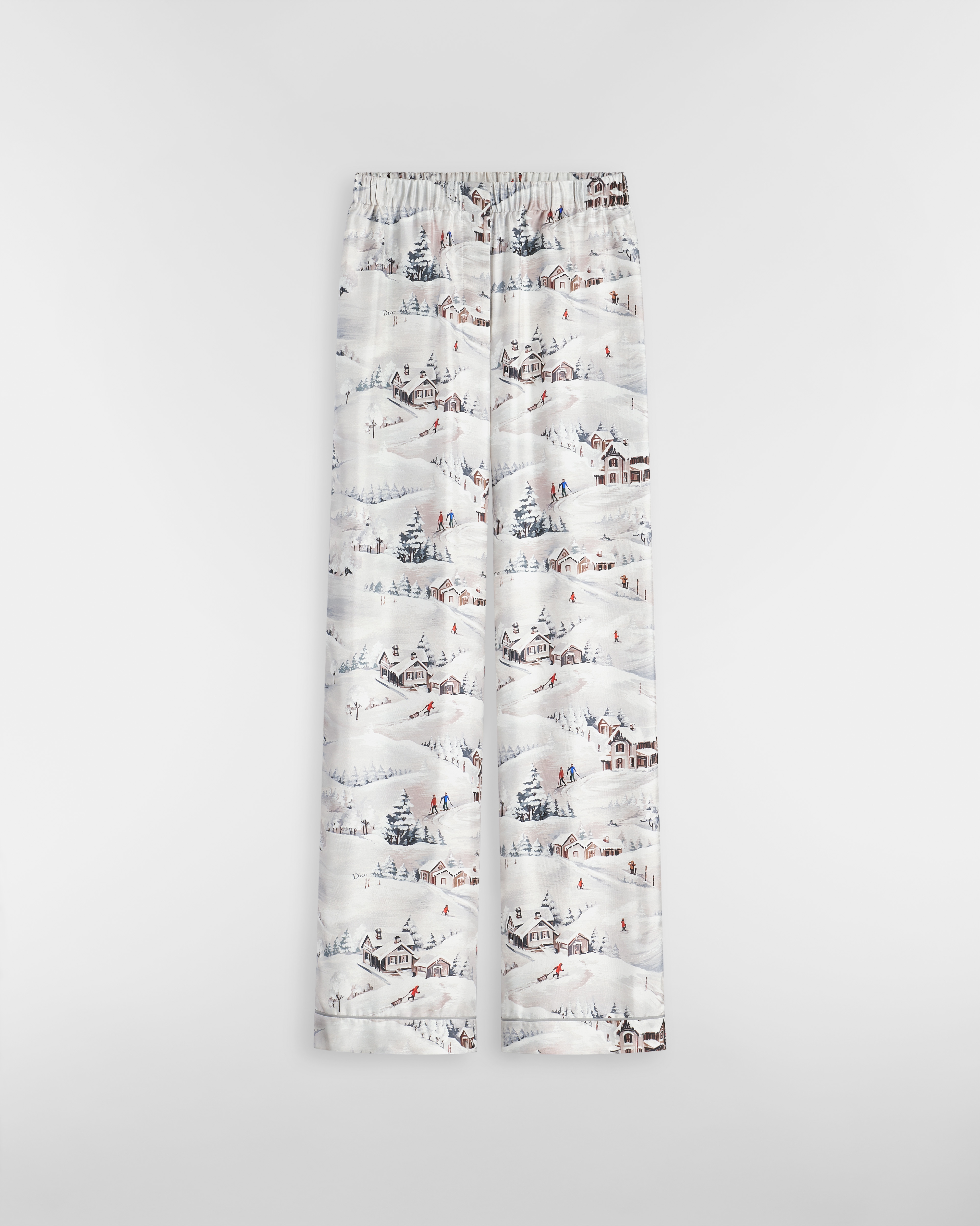 Calça DiorAlps Twill de seda Dior d’Hiver multicolorido E01