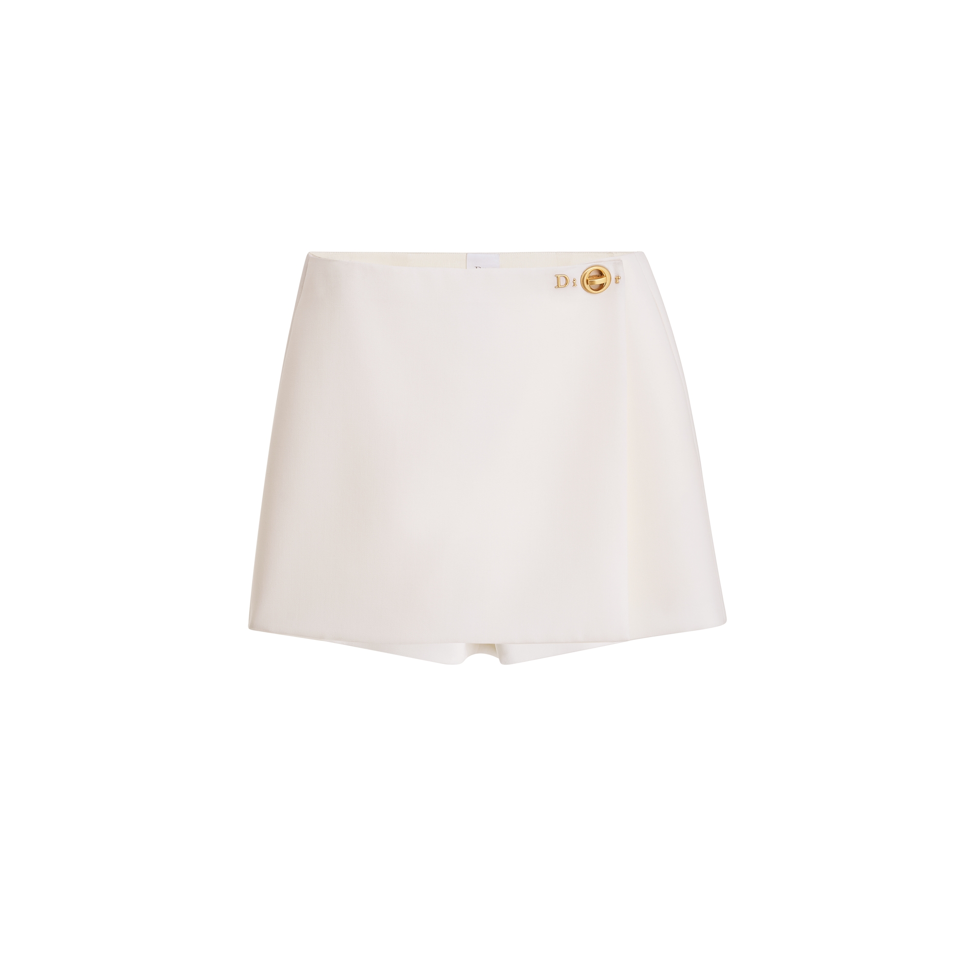 Skort White Virgin Wool E01