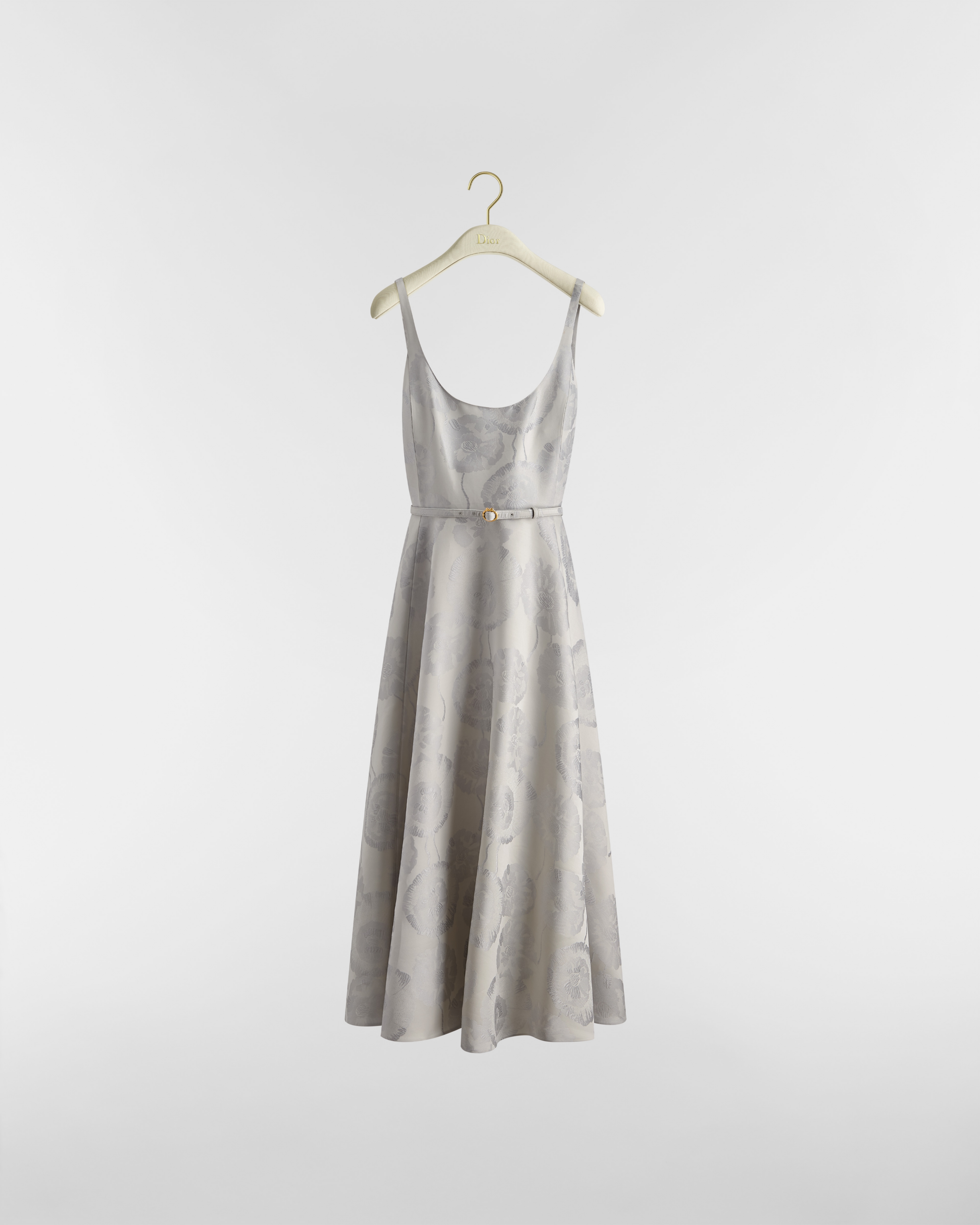Mid-Length Belted Dress
