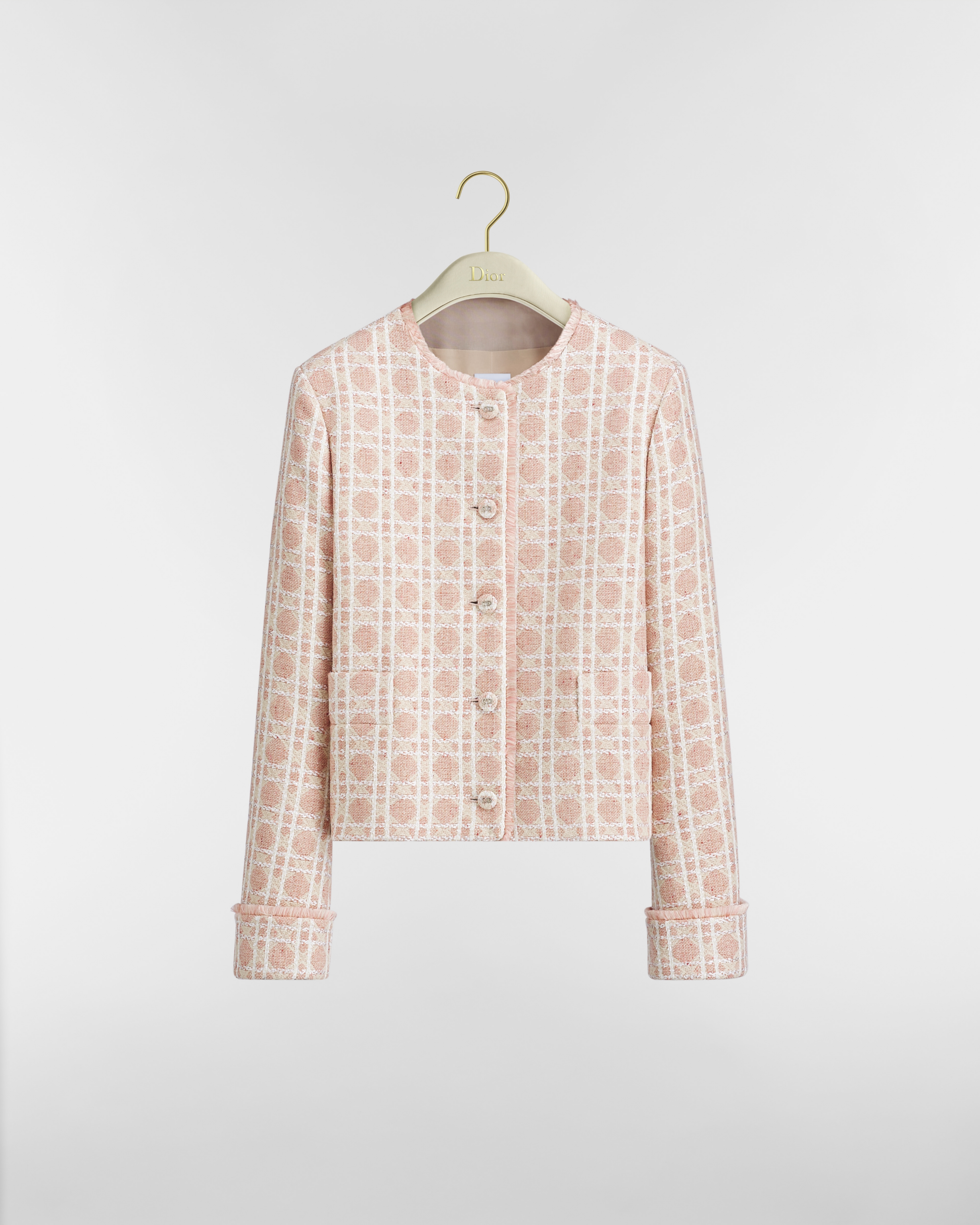 Macrocannage Cropped Jacket