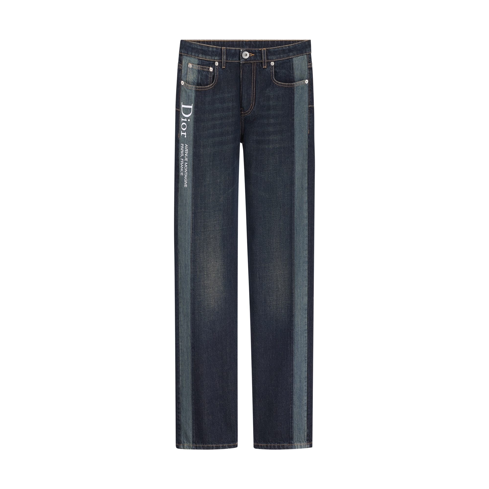 DiorAlps Regular-Fit Jeans Deep Blue Cotton Denim E01