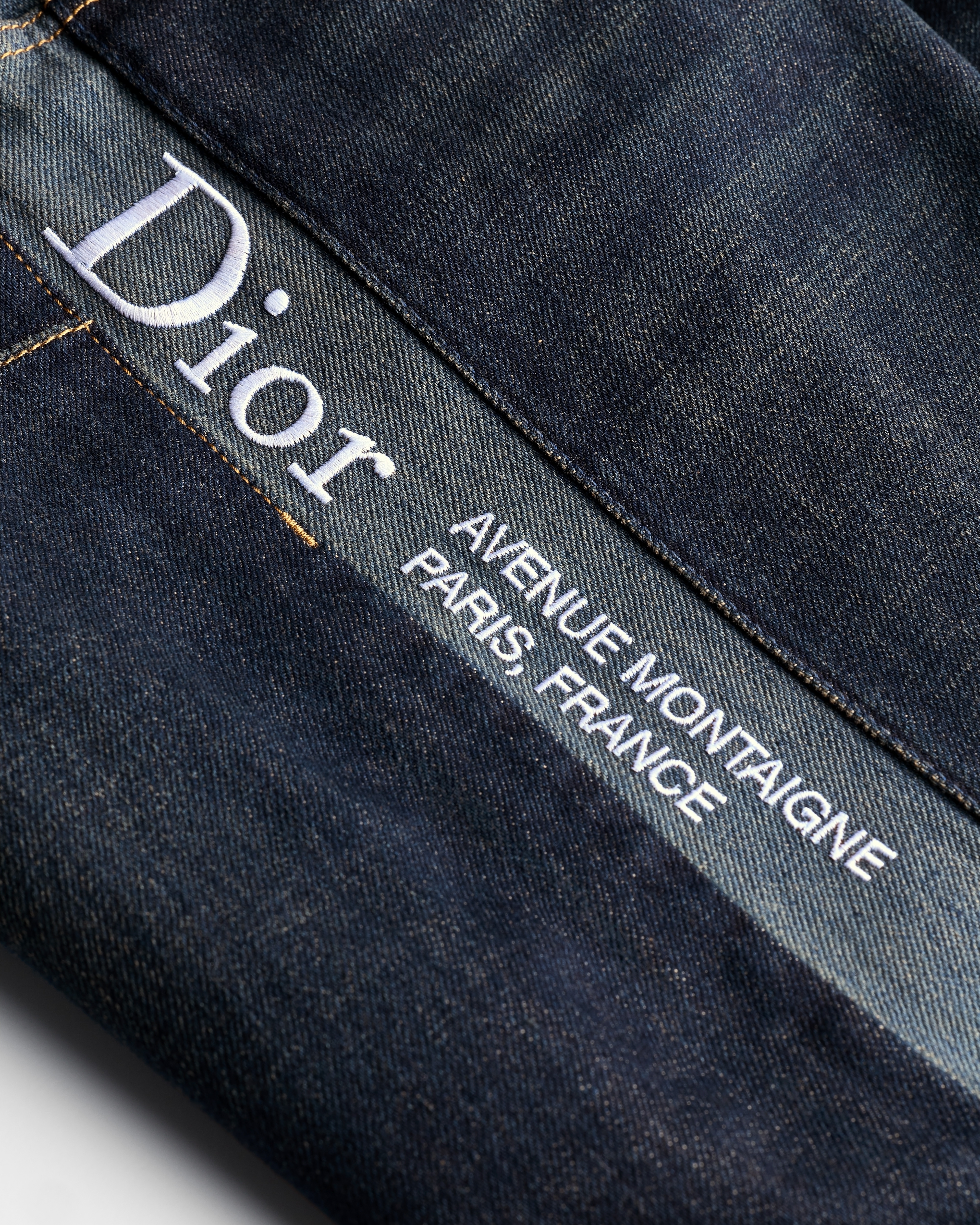 DiorAlps Regular-Fit Jeans Deep Blue Cotton Denim E09