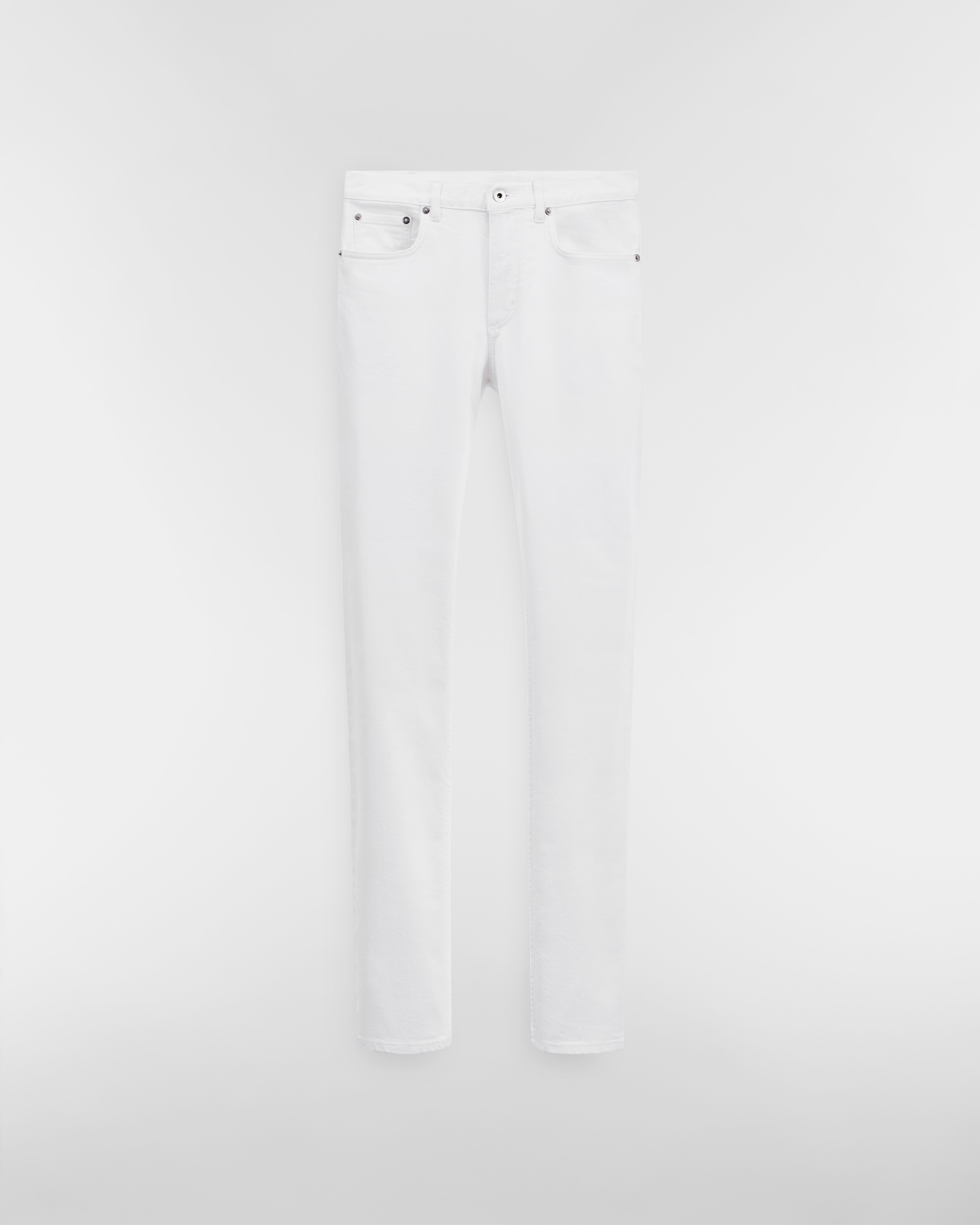 Skinny-Jeans Denim aus Baumwollmischung in Weiß E01