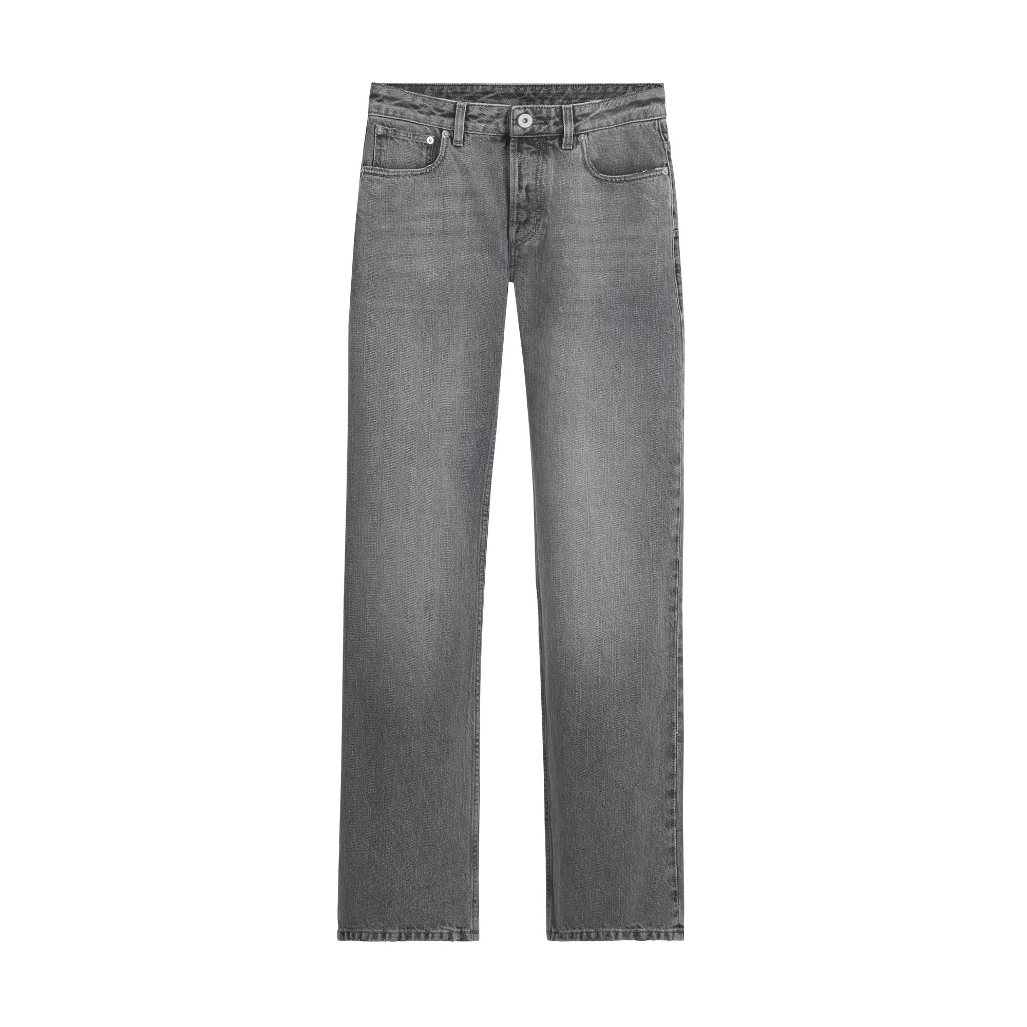 Regular-Fit Jeans Light Blue Stonewashed Cotton Denim | DIOR US