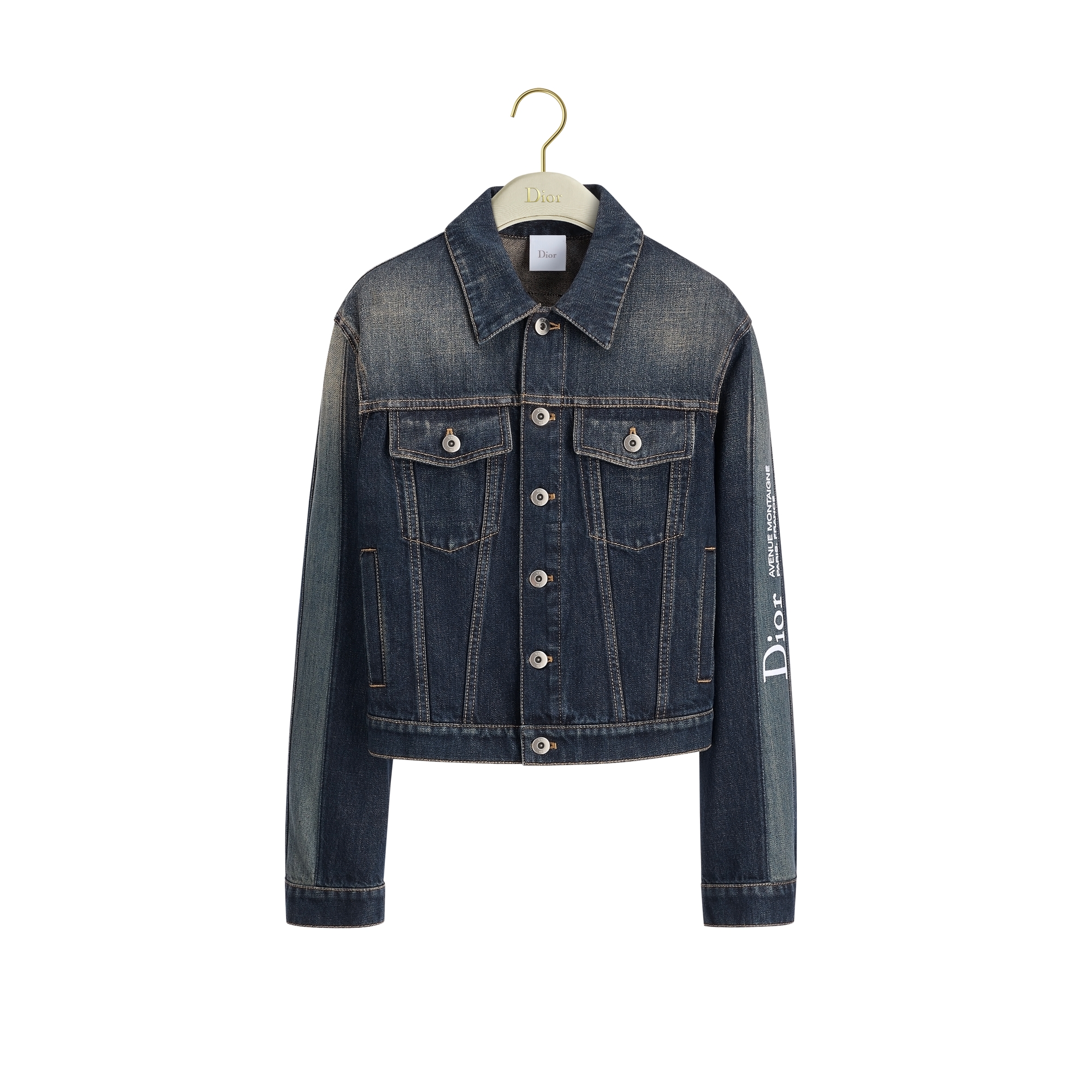 DiorAlps Jacket Deep Blue Cotton Denim E01
