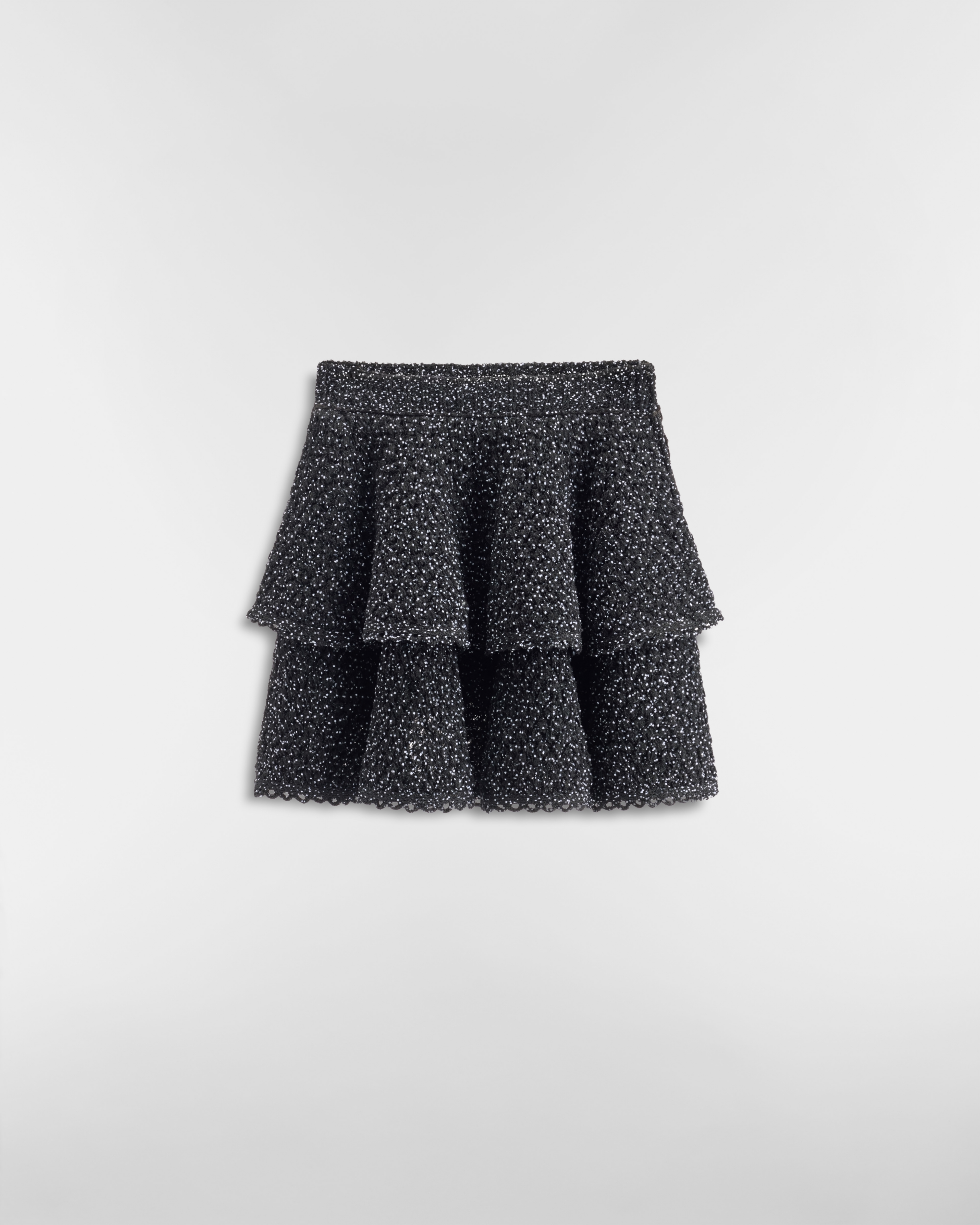 Ruffled Miniskirt