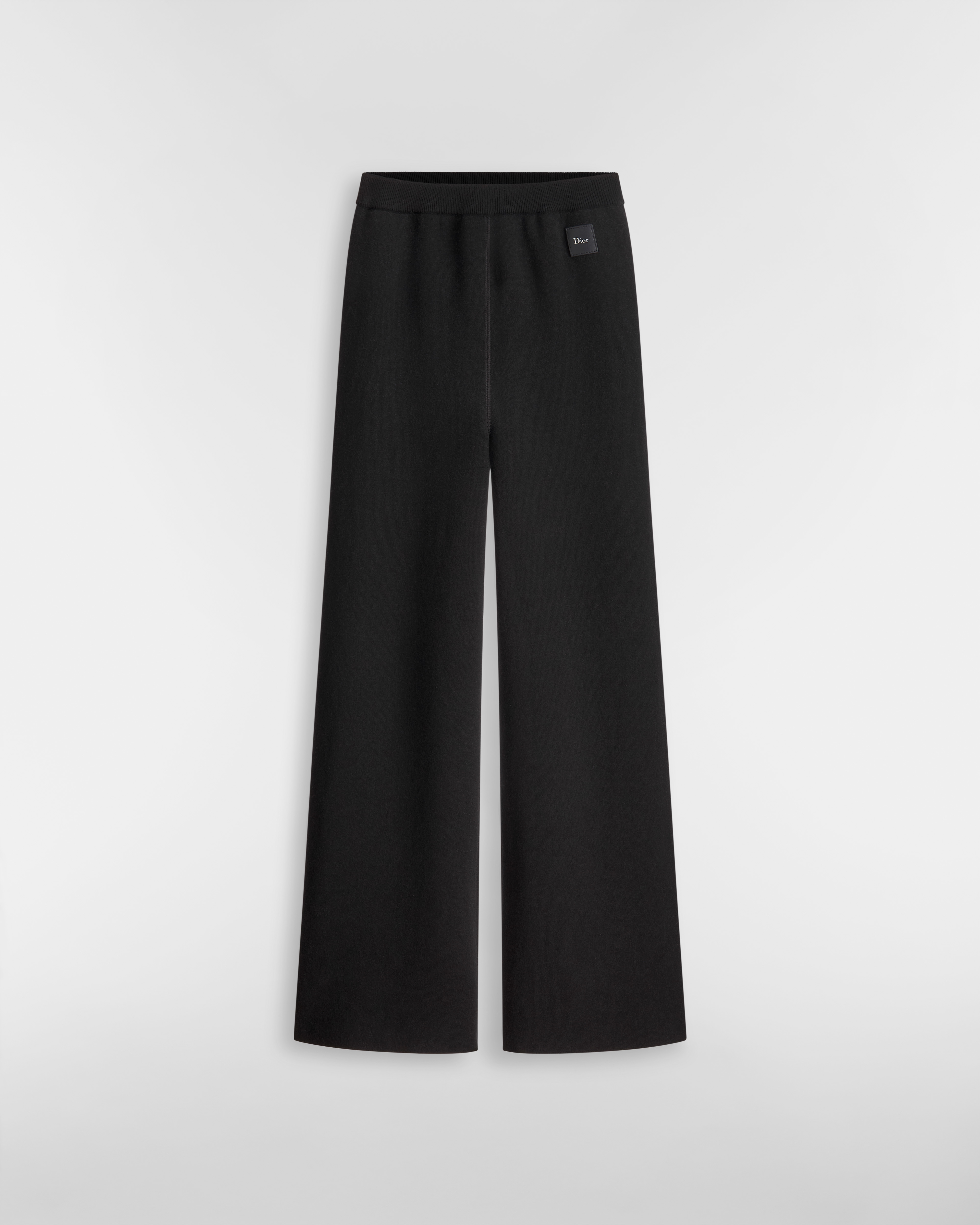 Regular-Fit Pants Black Virgin Wool-Cashmere-Blend Jacquard with Dior Oblique Interior E01