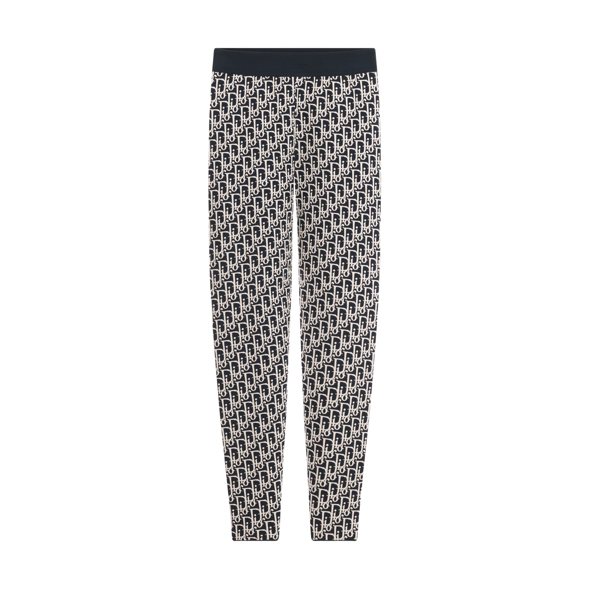 DiorAlps Dior Oblique Fitted Pants Navy Blue and White Technical