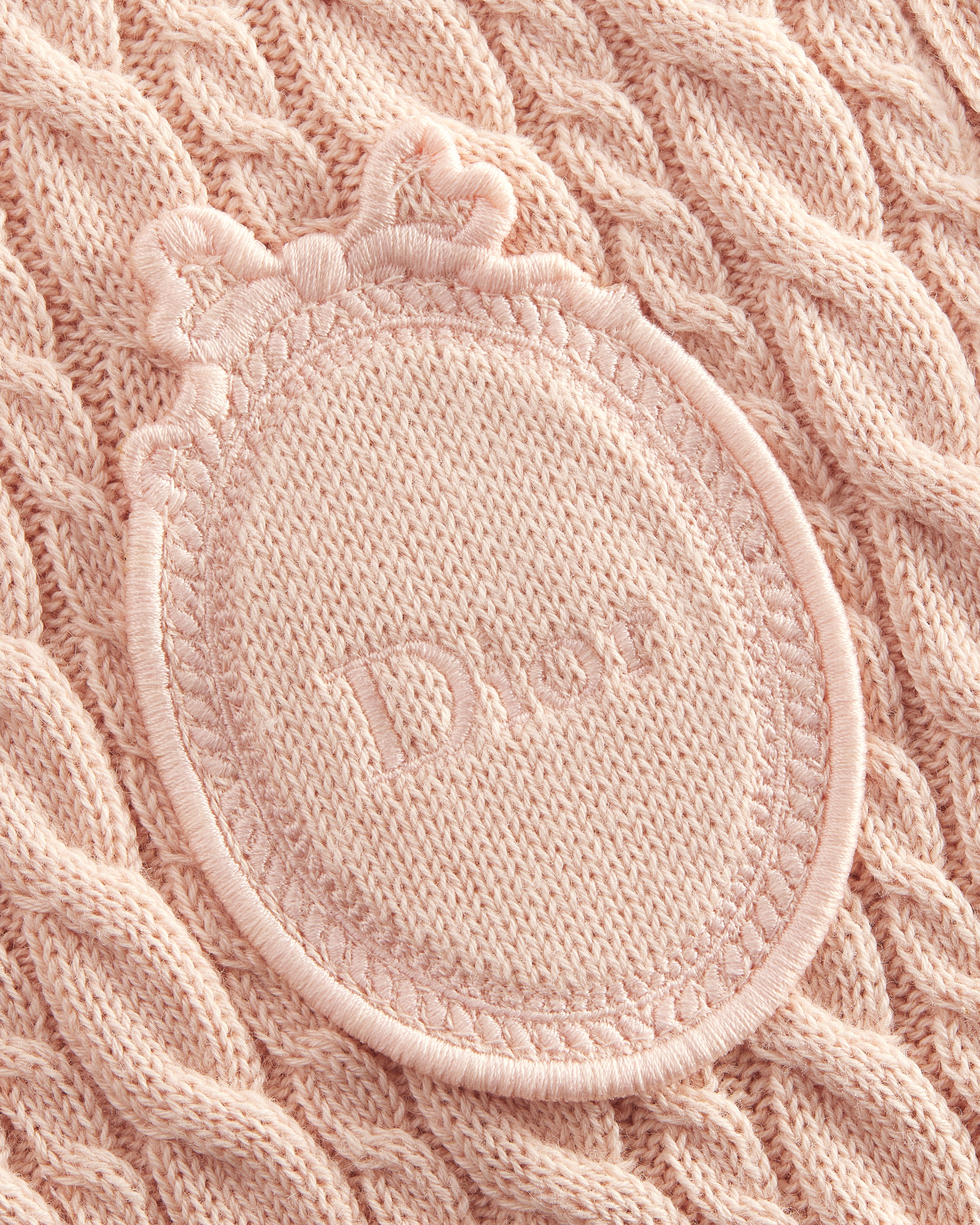 Dior Médaillon Embroidered Short-Sleeved Sweater