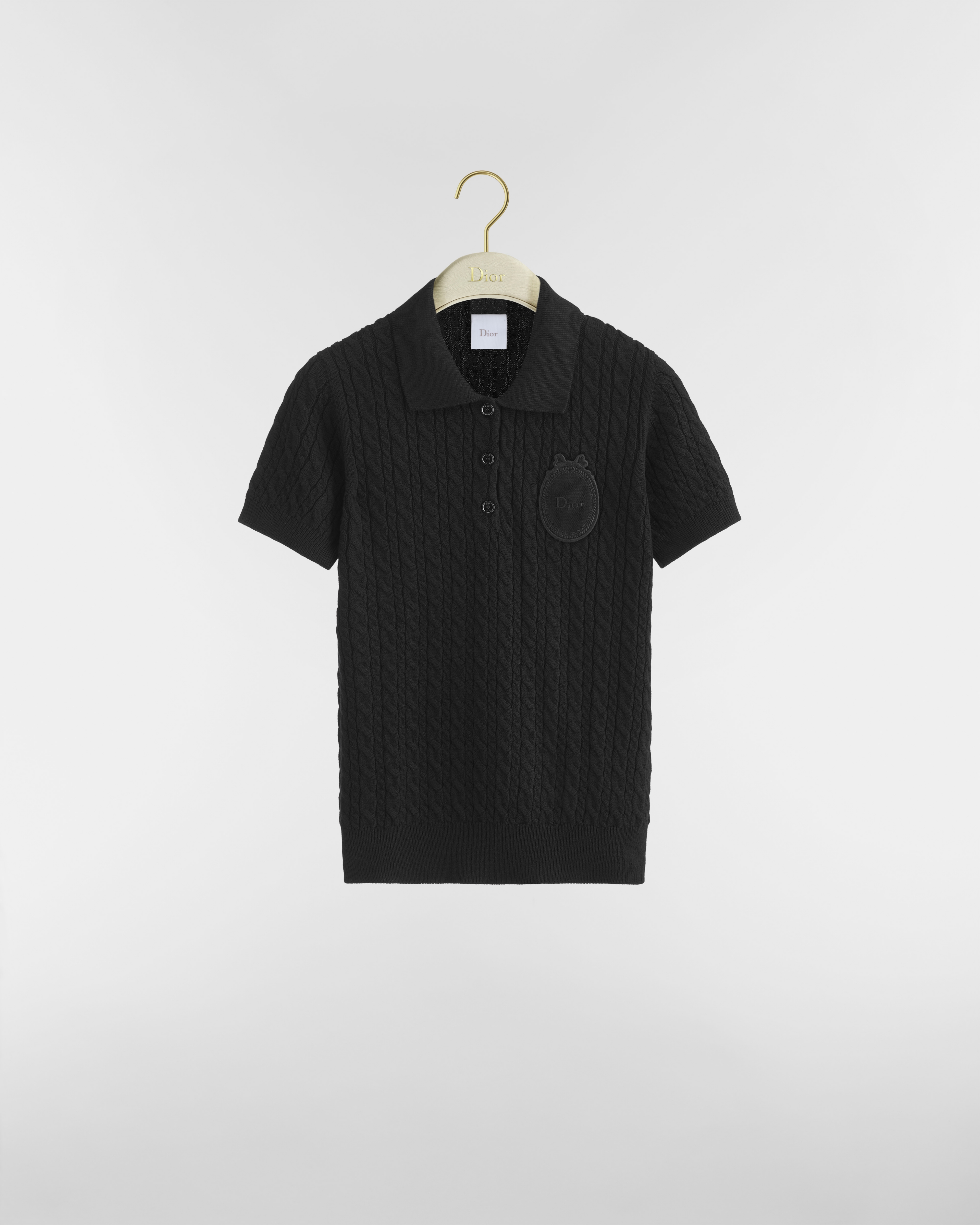 Dior Médaillon Embroidered Short-Sleeved Sweater