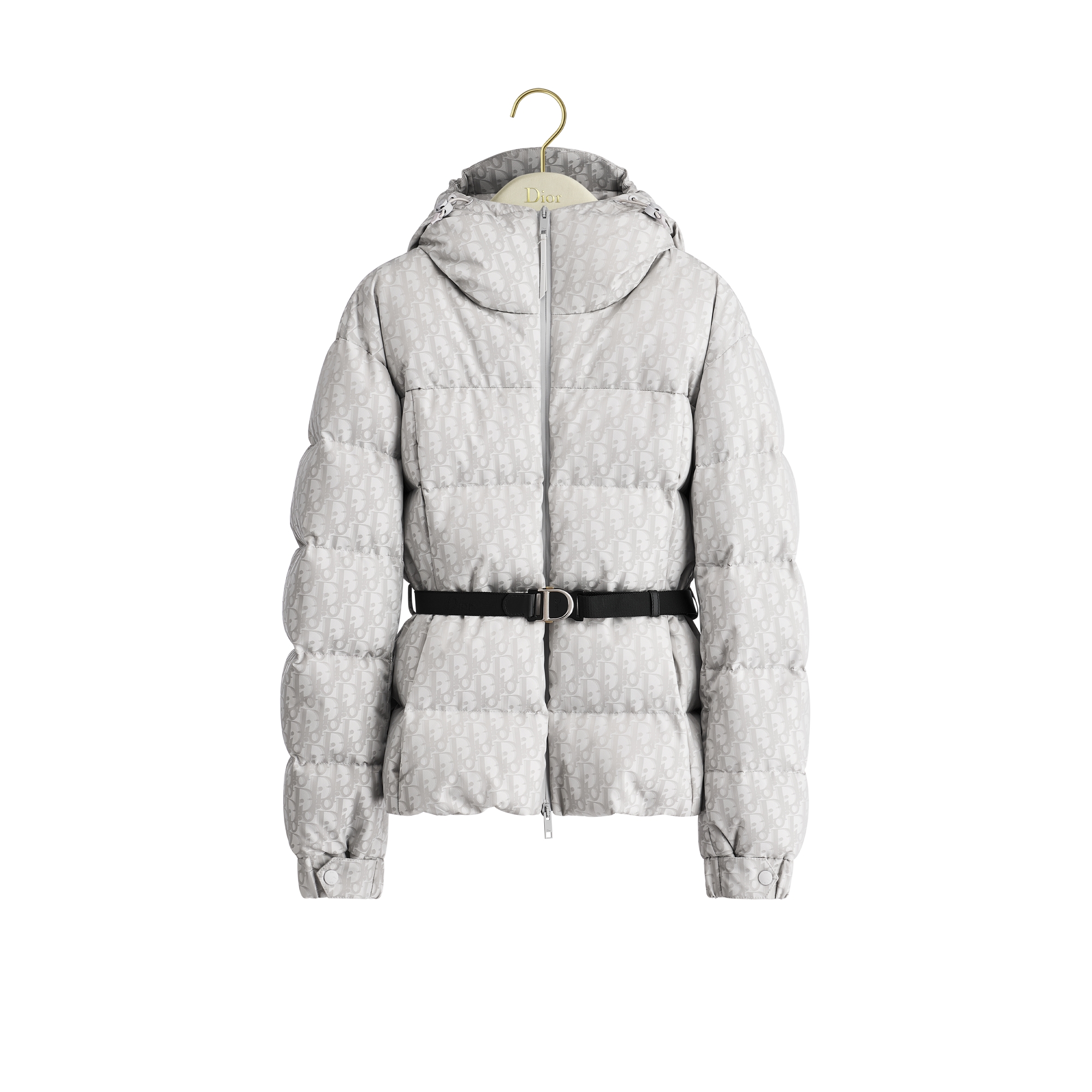 Gray Quilted Technical Taffeta