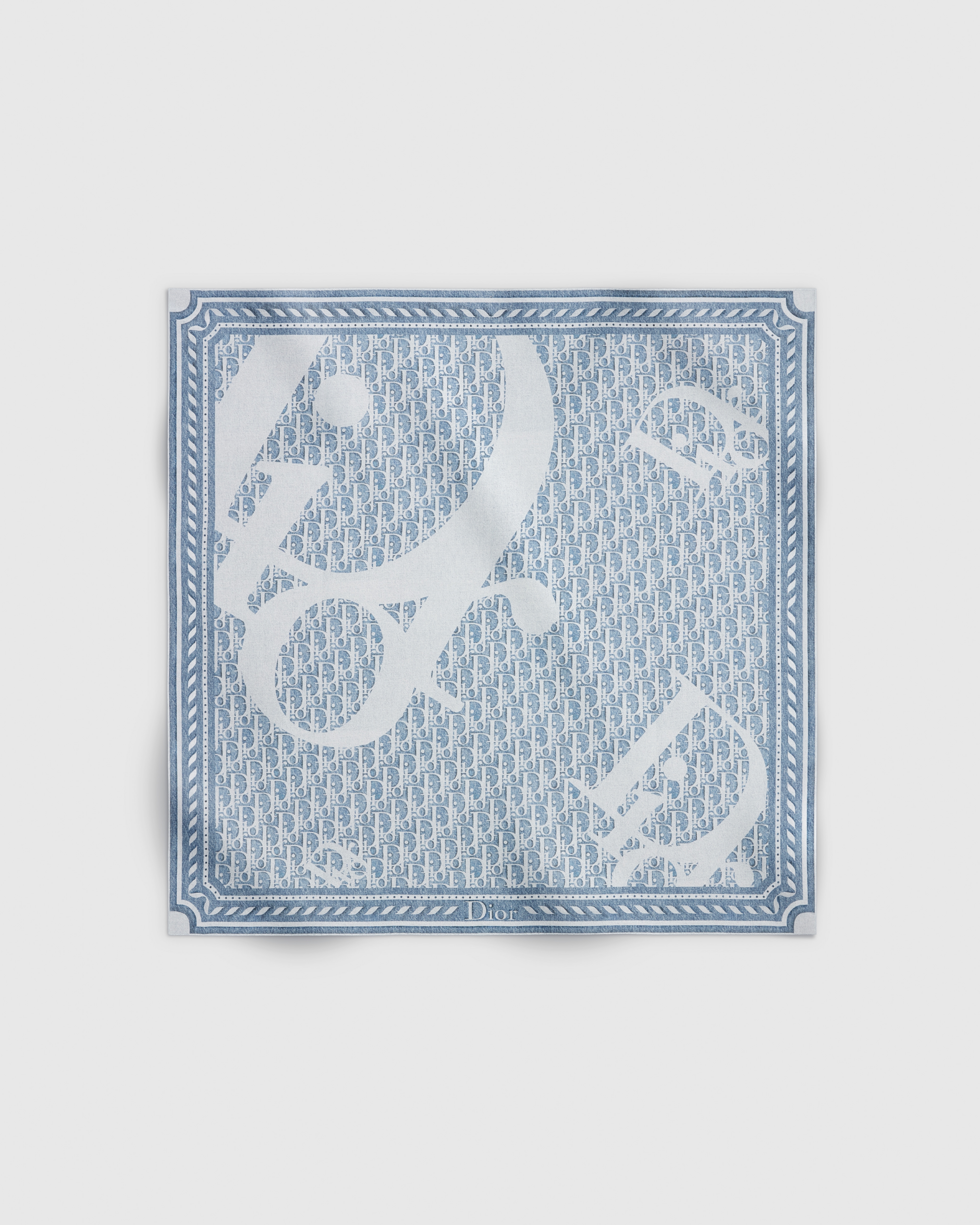Dior Infini Denim 90 Square Scarf
