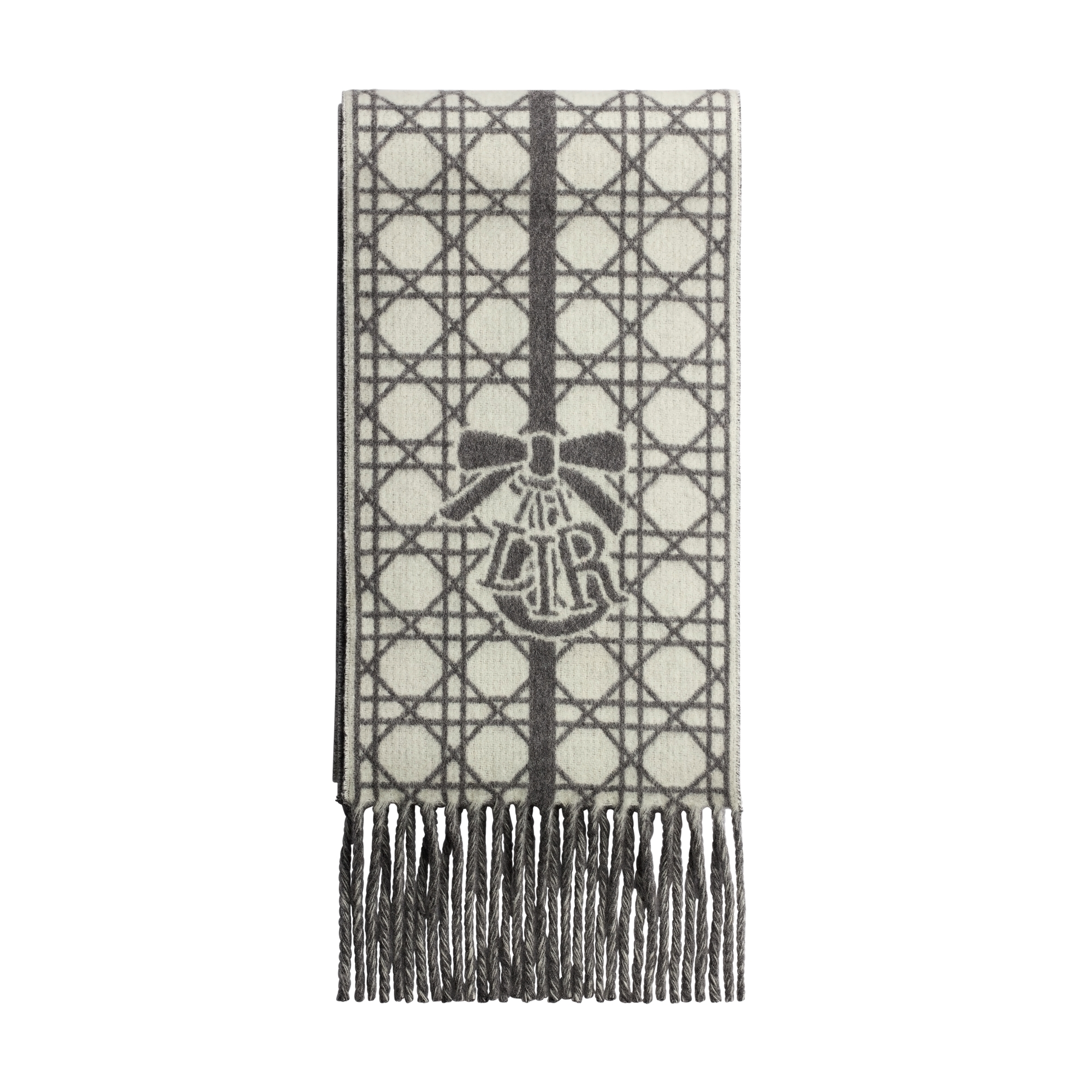  Jacquard de cashmere cinza