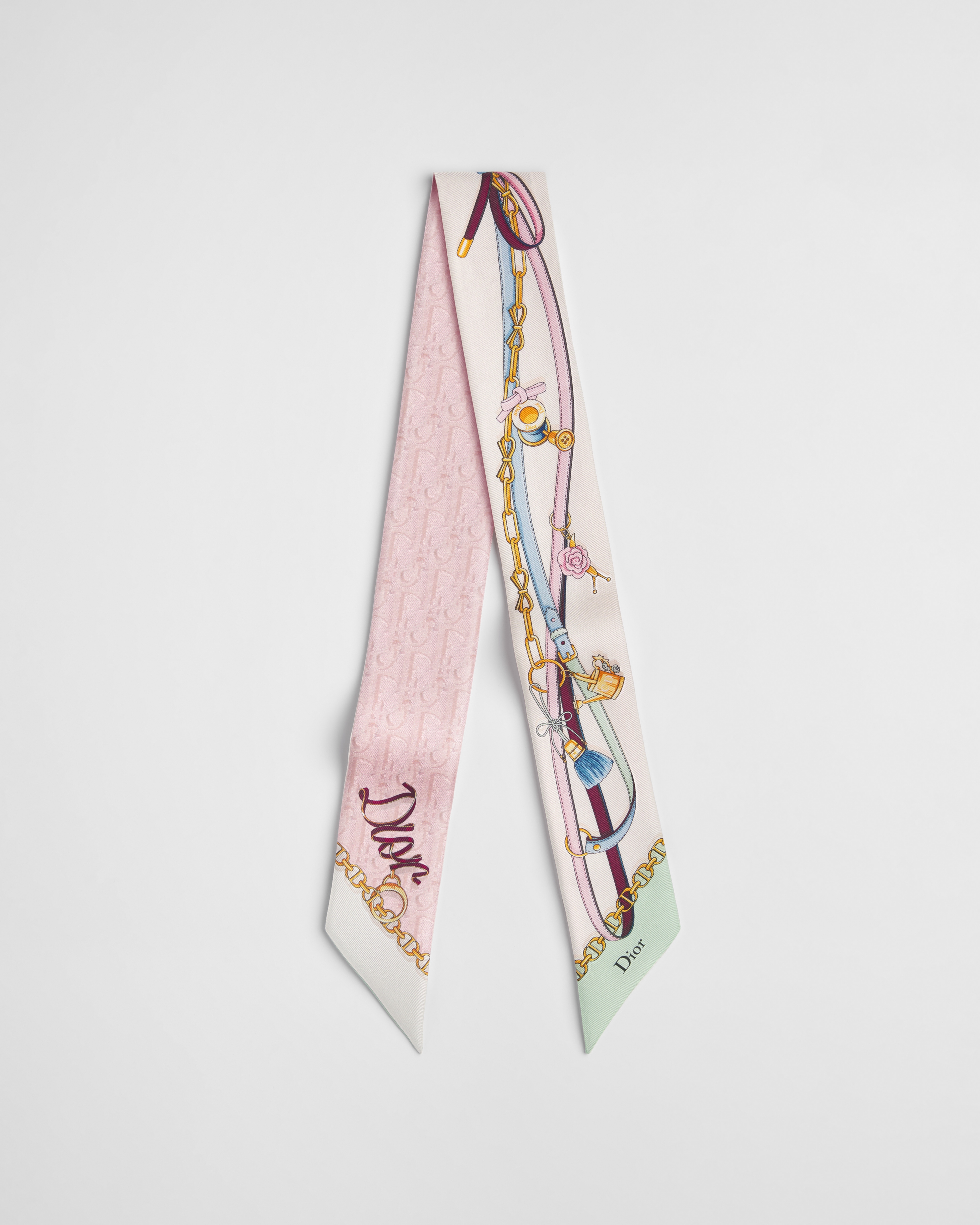 Dior Saddle Charms Mitzah Scarf
