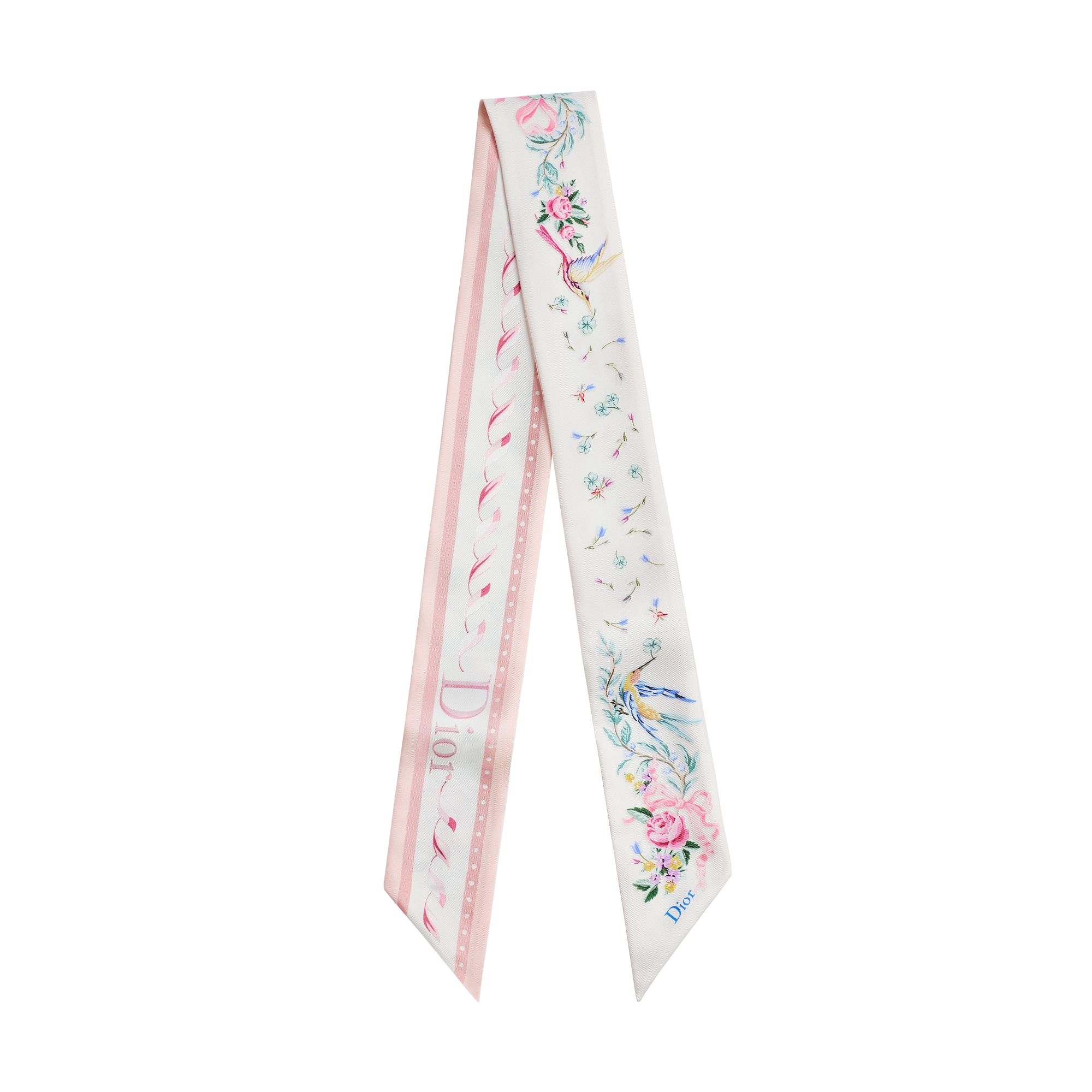 Dior Qixi Dior Colibri Mitzah Scarf Multicolor Silk Twill E01