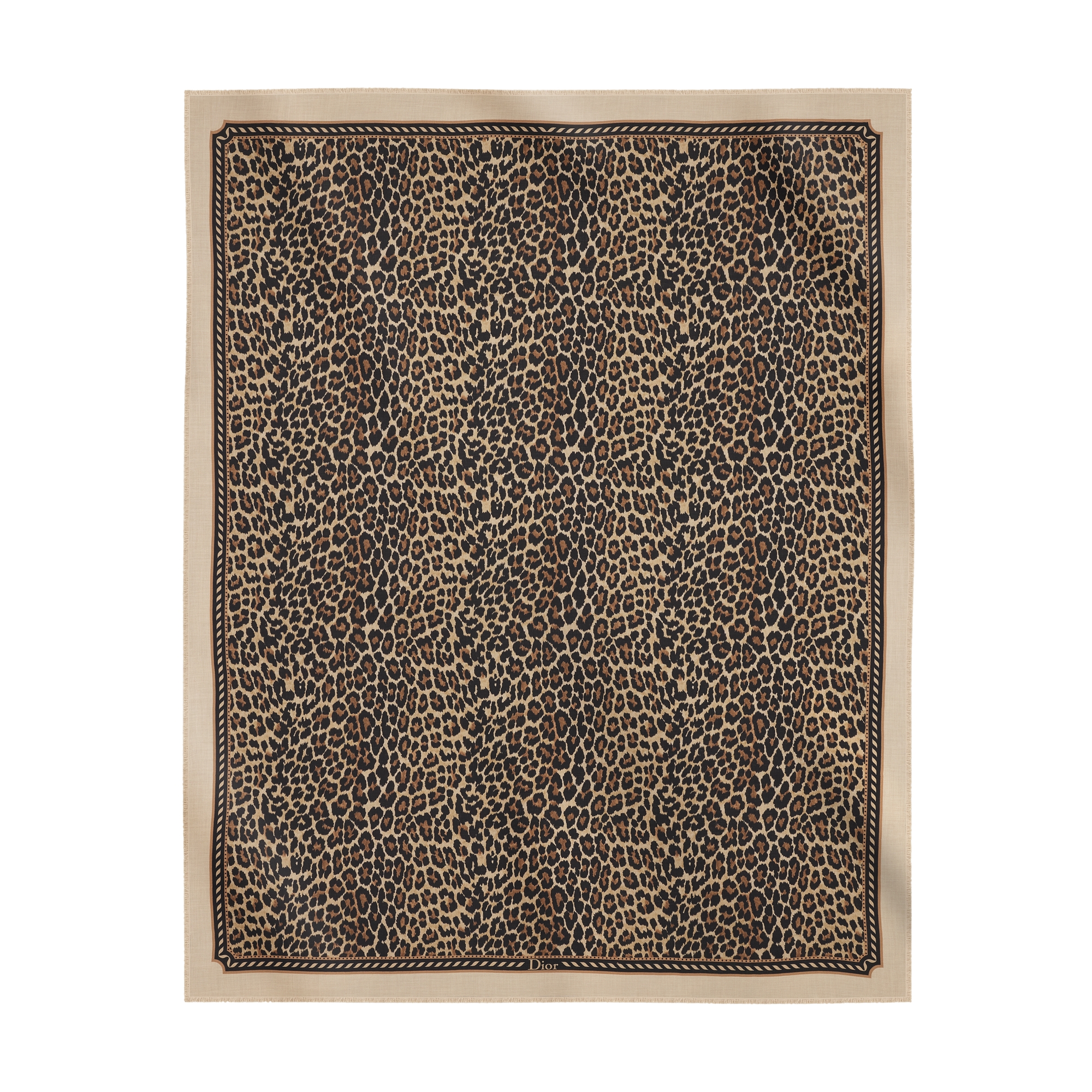 DiorAlps Dior Mizza Maxi Stole Brown Multicolor Cashmere | DIOR US